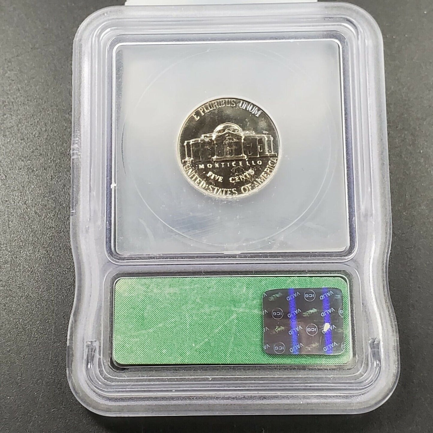 1964 P Jefferson Nickel Coin Vintage ICG Case PR69 Gem proof uSED CASE