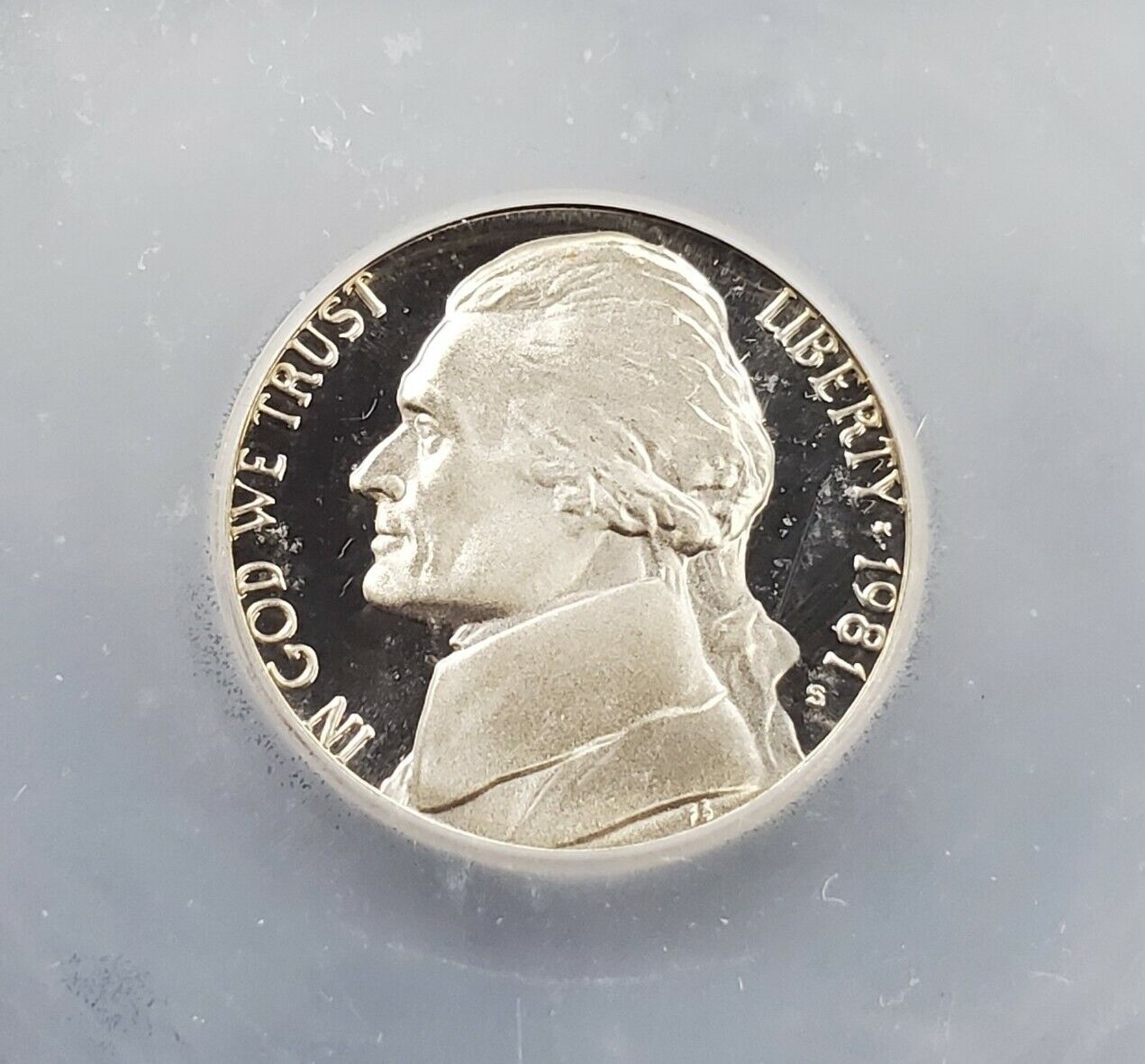 1981 Type 1 S Proof Jefferson Nickel Coin ICG PR70 DCAM Deep Cameo Variety #3
