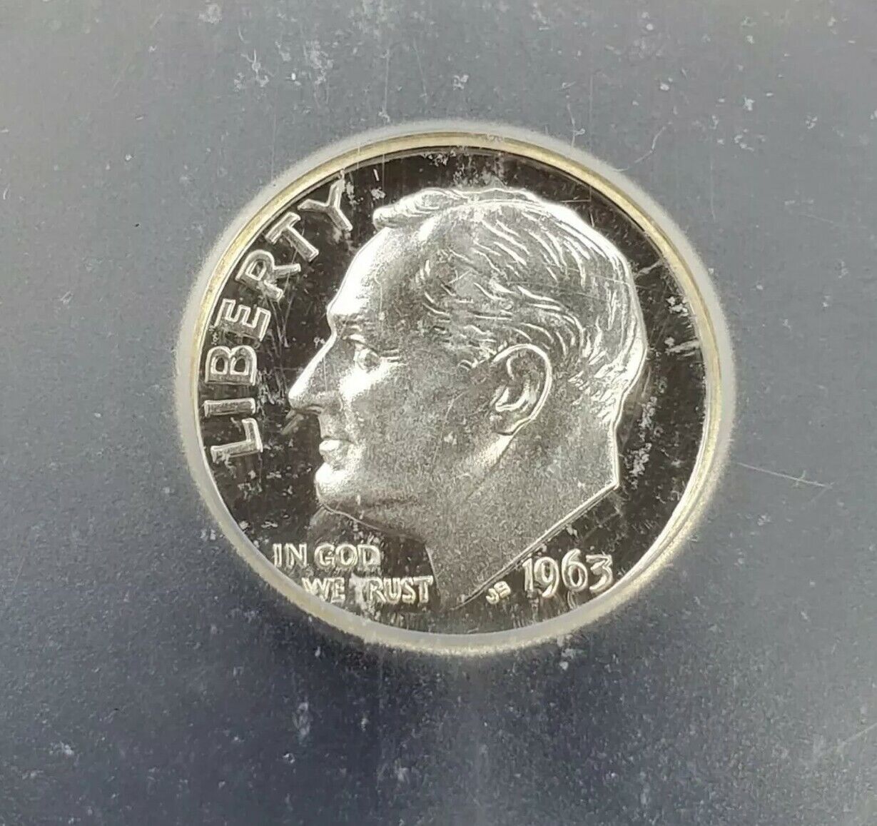 1963 P Roosevelt Silver Dime Coin Vintage ICG PR69 DCAM Deep Cameo Proof Gem 2