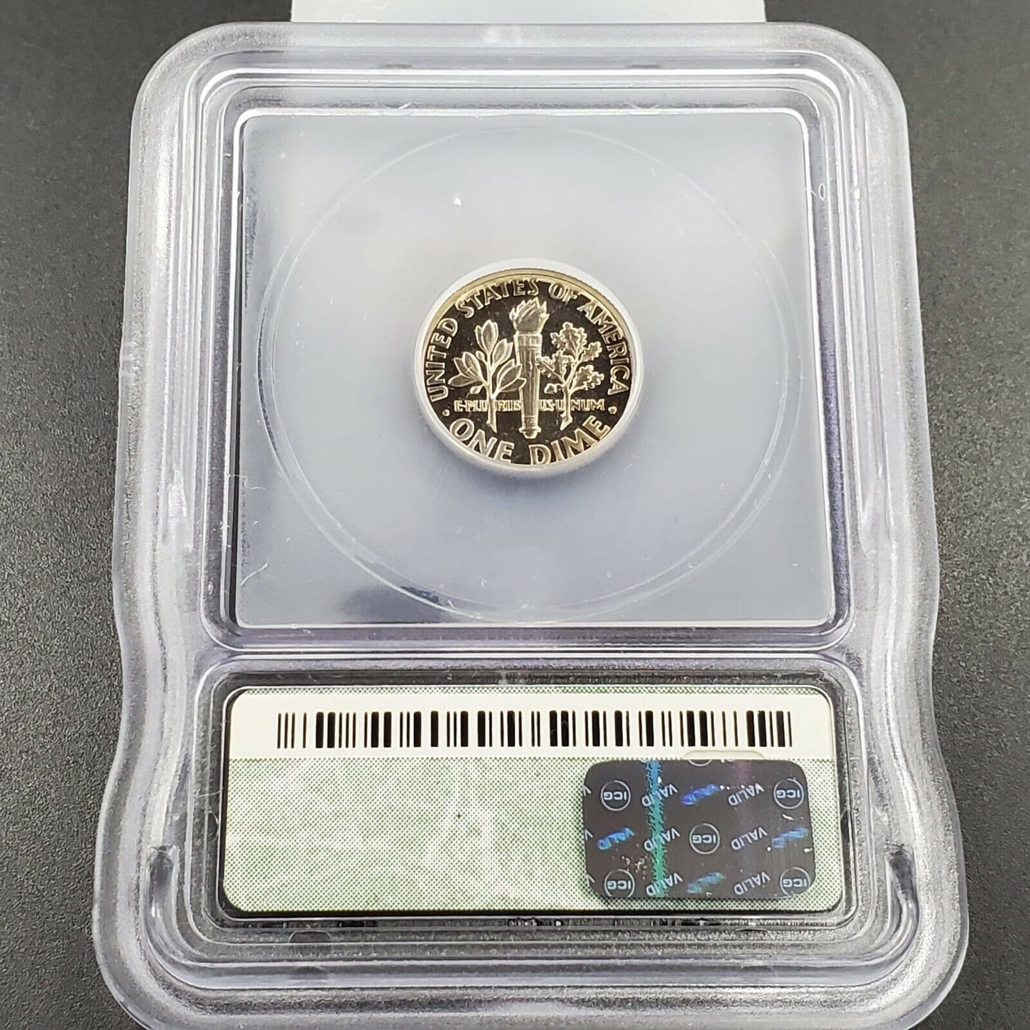1970 S Roosevelt Clad Dime Proof Coin Vintage ICG PR69 DCAM Deep Cameo Gem