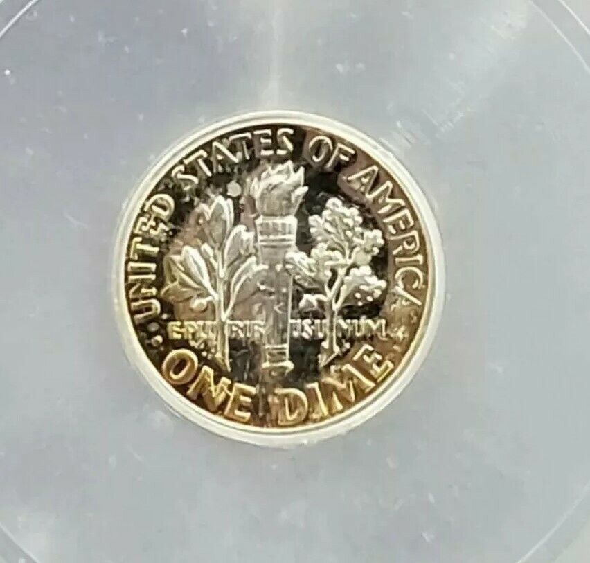 1960 P Roosevelt Silver Dime Coin P69 DCam Deep Cameo ICG Gem Proof Nice Coin 2