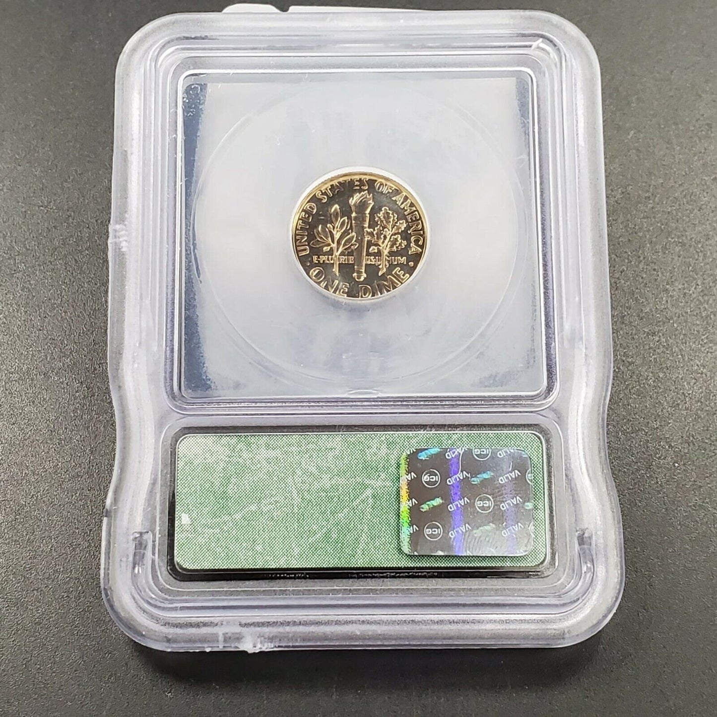 1971 S Roosevelt Clad Dime Proof Coin Vintage ICG PR70 CAM Deep Cameo Gem