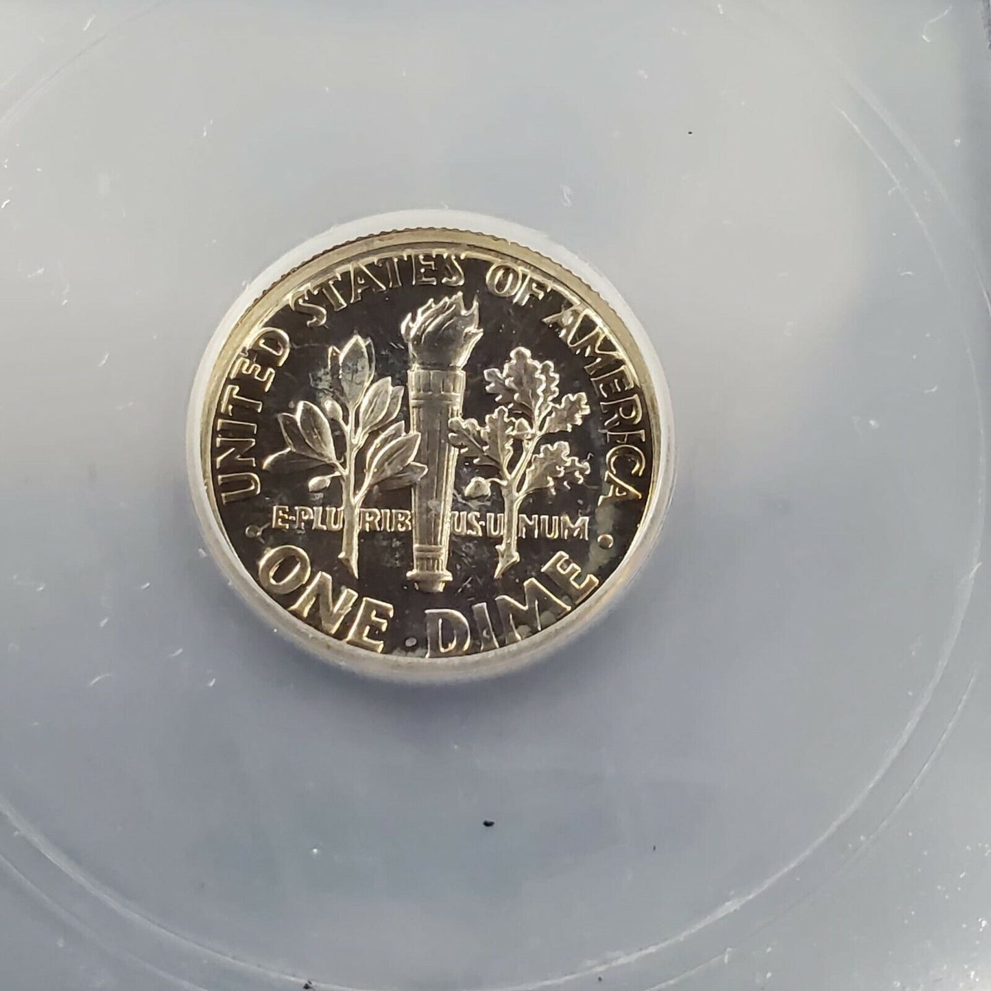 1970 S Roosevelt Clad Dime Proof Coin Vintage ICG PR69 DCAM Deep Cameo Gem 2
