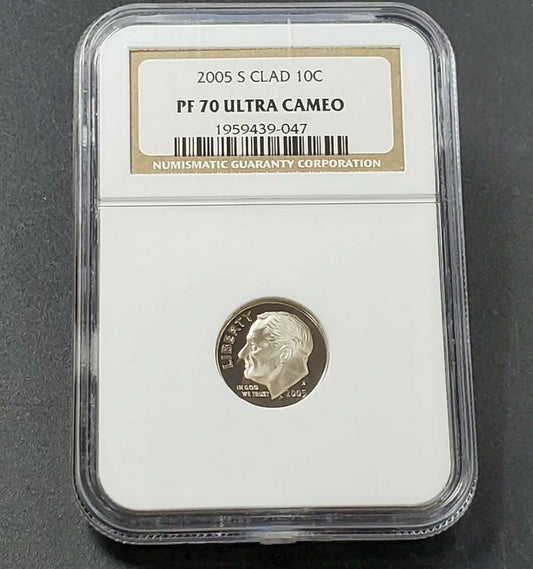 2005 S Roosevelt CLAD Dime Coin NGC PF70 DCAM UCAM Combined Ship Discounts #2