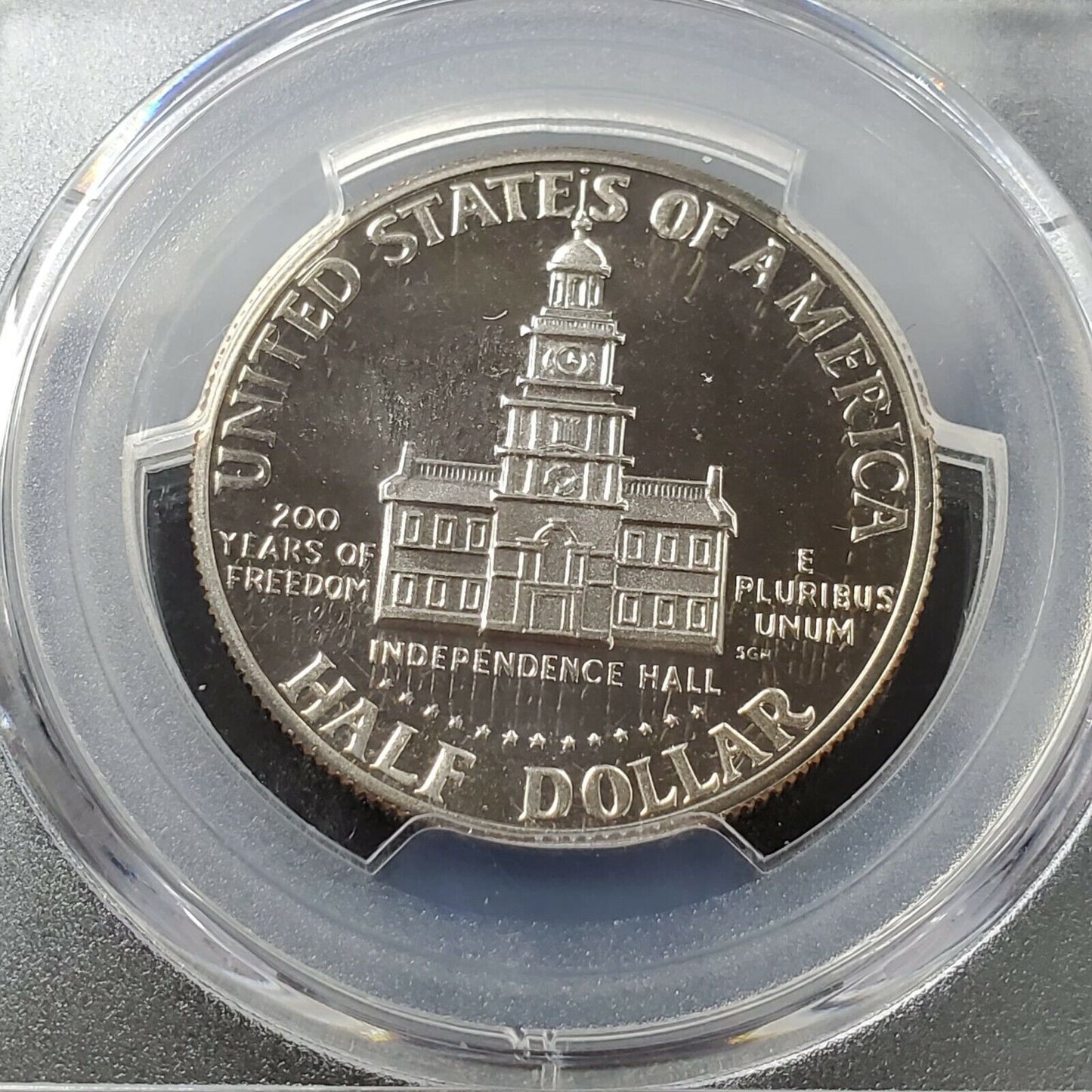1976 S CLAD Kennedy Proof Eagle Half Dollar Coin PCGS PR69 DCAM Gem
