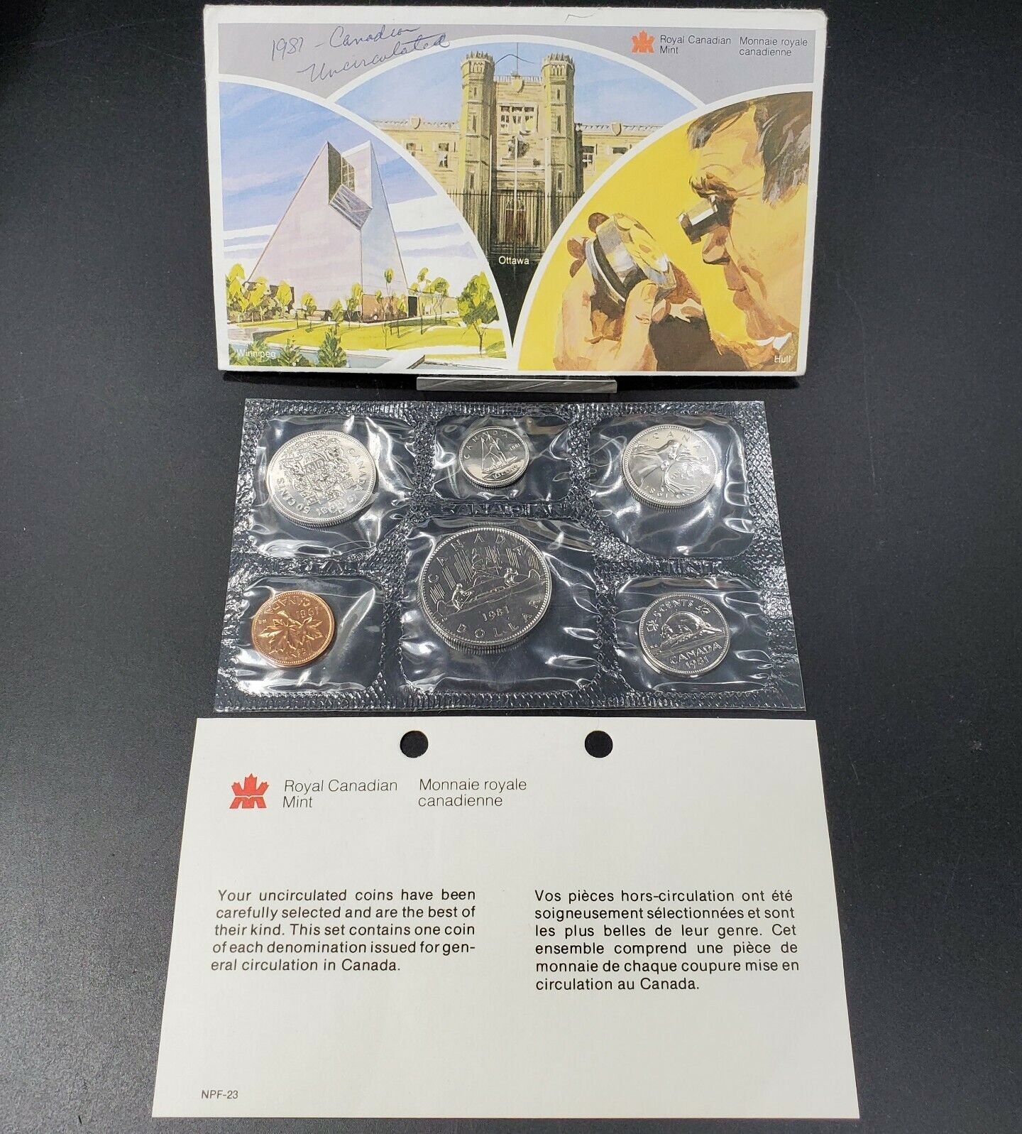 CANADA 1981 Royal Canadian Mint Uncirculated Proof Like Set