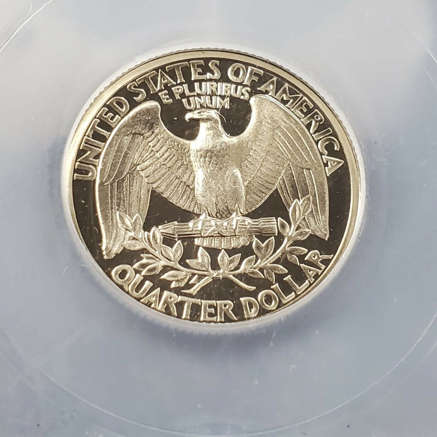 1977 S 25C Washington Quarter Clad Coin ICG PR70 DCam Perfect Grade Proof Gem 3