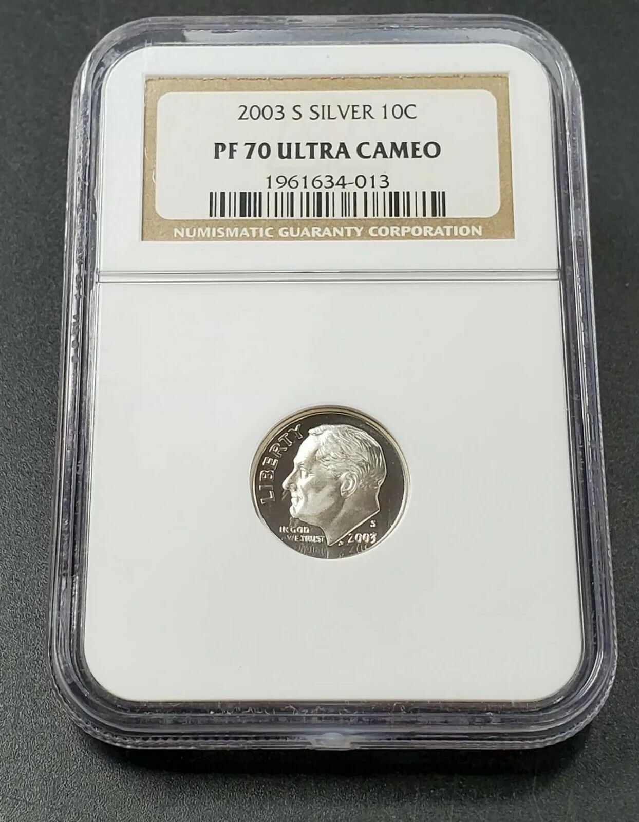 2003 S  Roosevelt Proof silver Dime Coin Retro NGC PR70 UCAM Millenium Dime