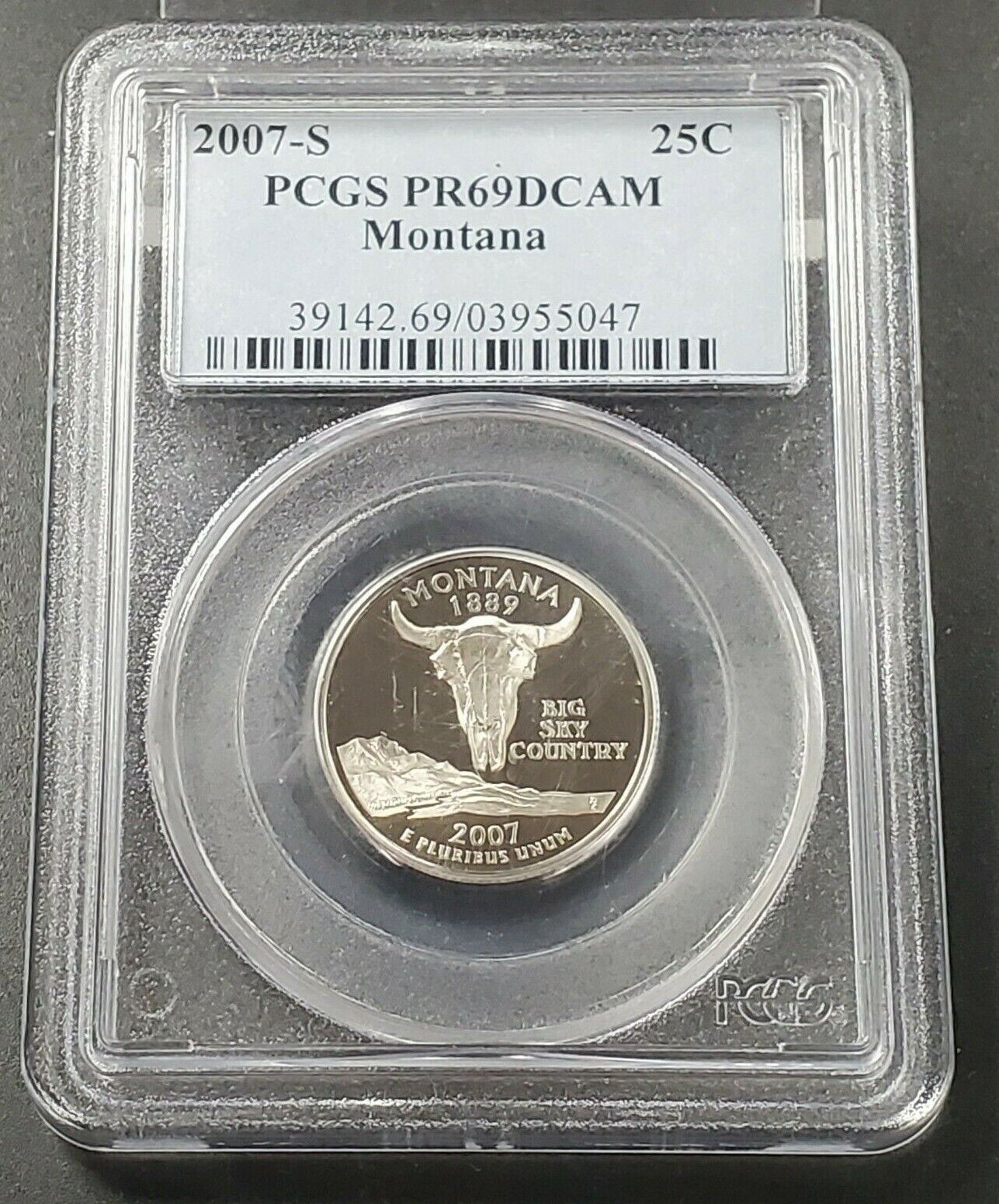 2007 S Montana State Statehood Quarter Coin PF69 DCAM PCGS