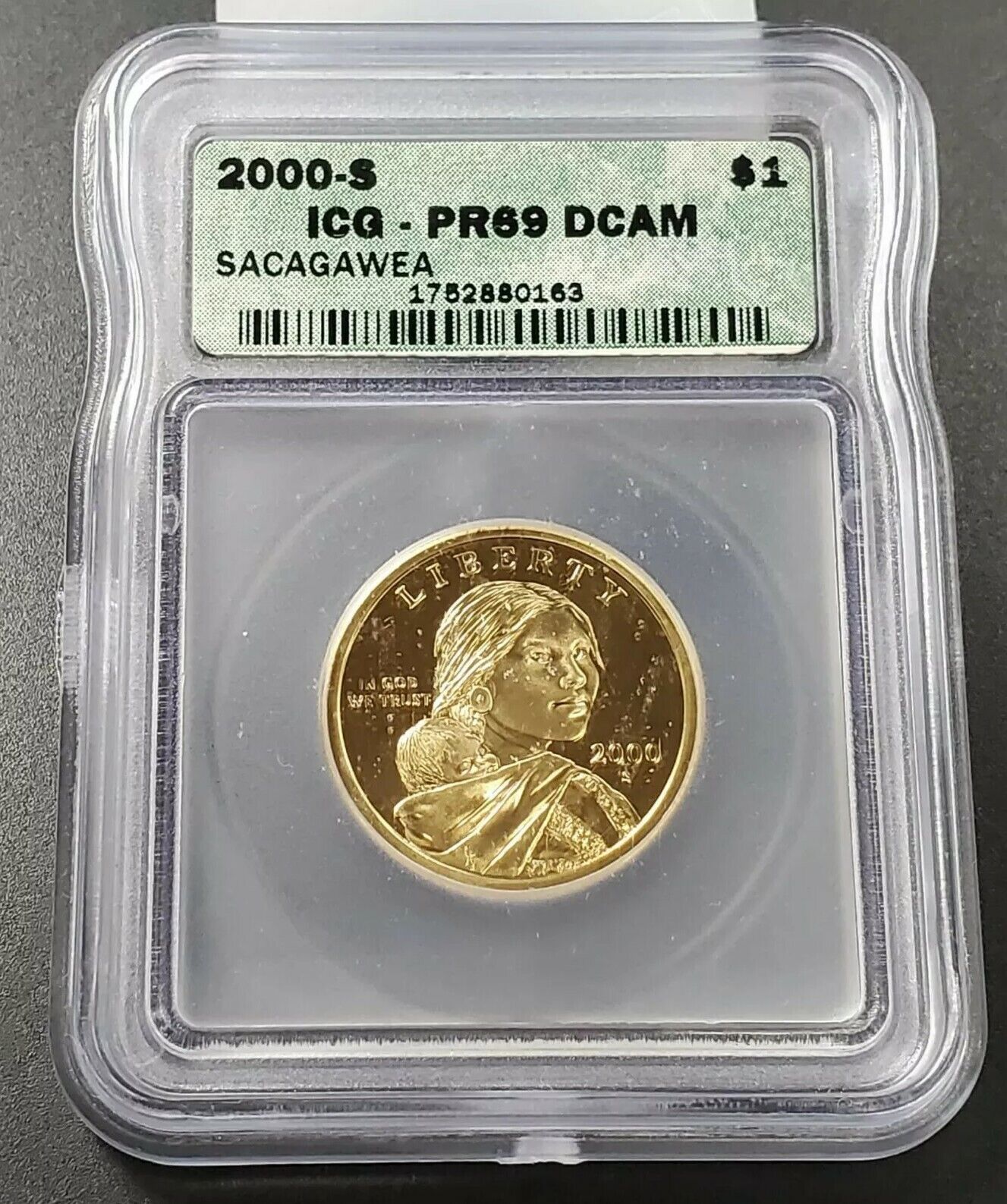 2000 S Sacagawea Native American #2 Dollar COIN ICG PF69 Dcam #3