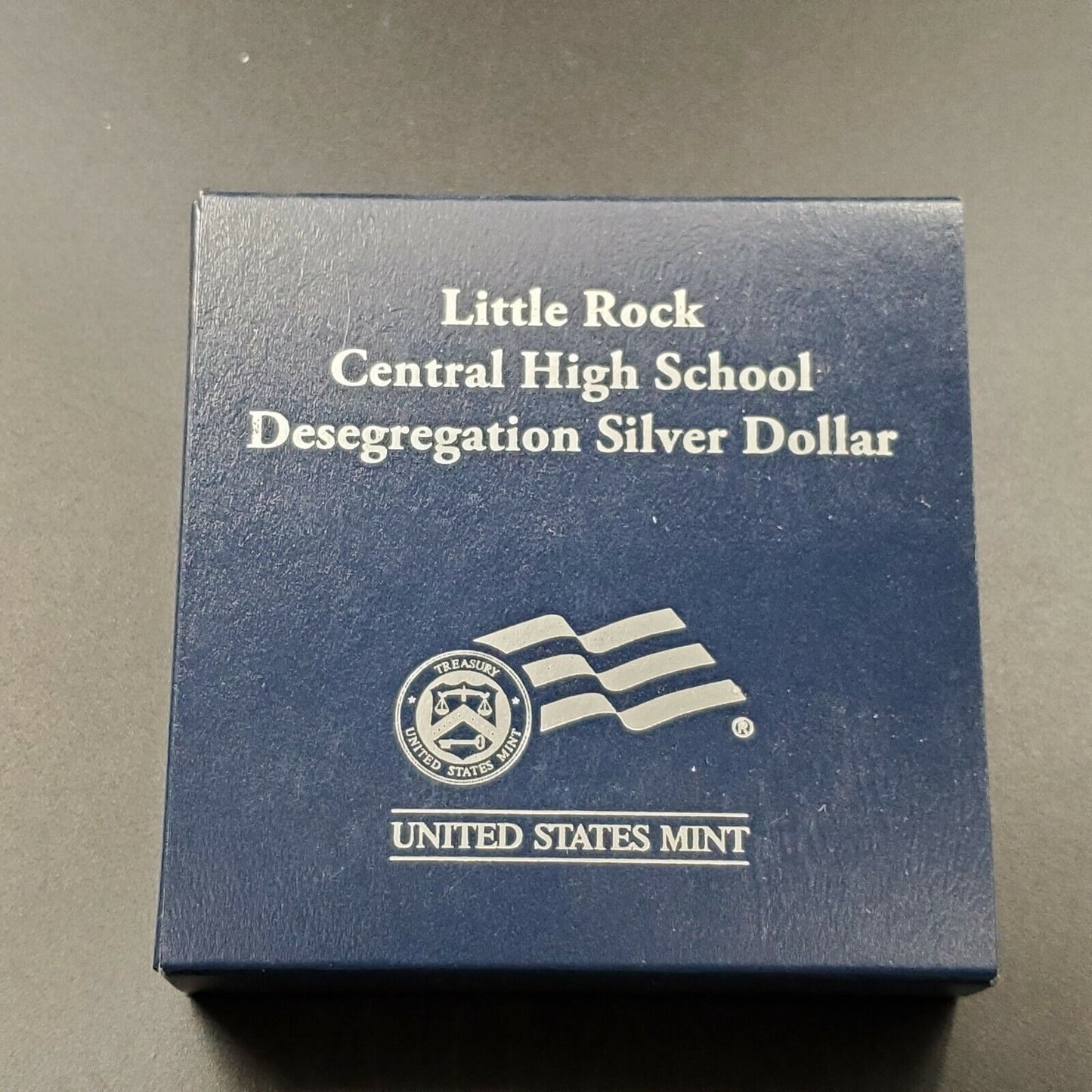 2007 P Desegregation Little Rock Commemorative Proof Silver Dollar Coin OGP COA