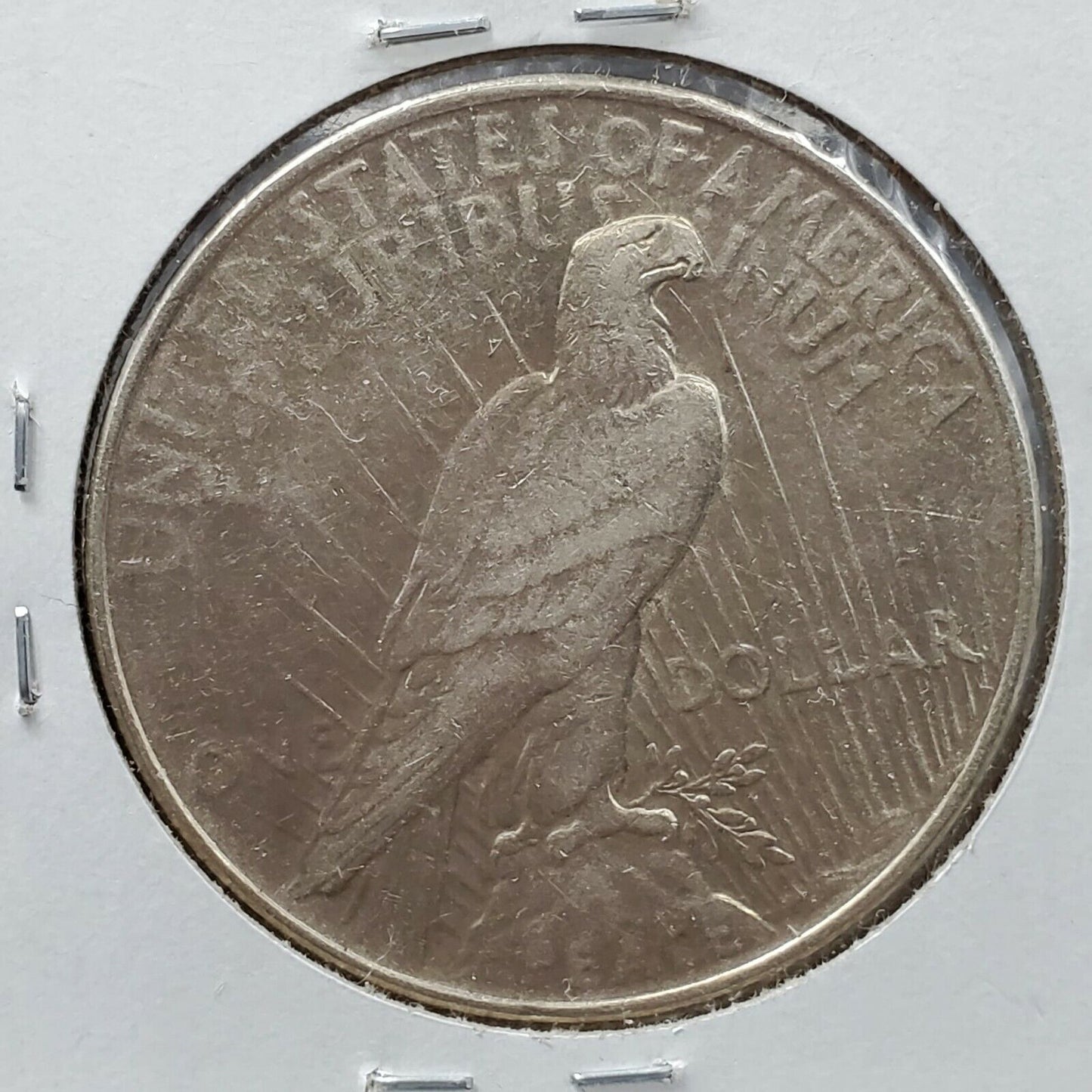 1923 D Peace 90% Silver Eagle Dollar Coin Circulated CH VG / FINE