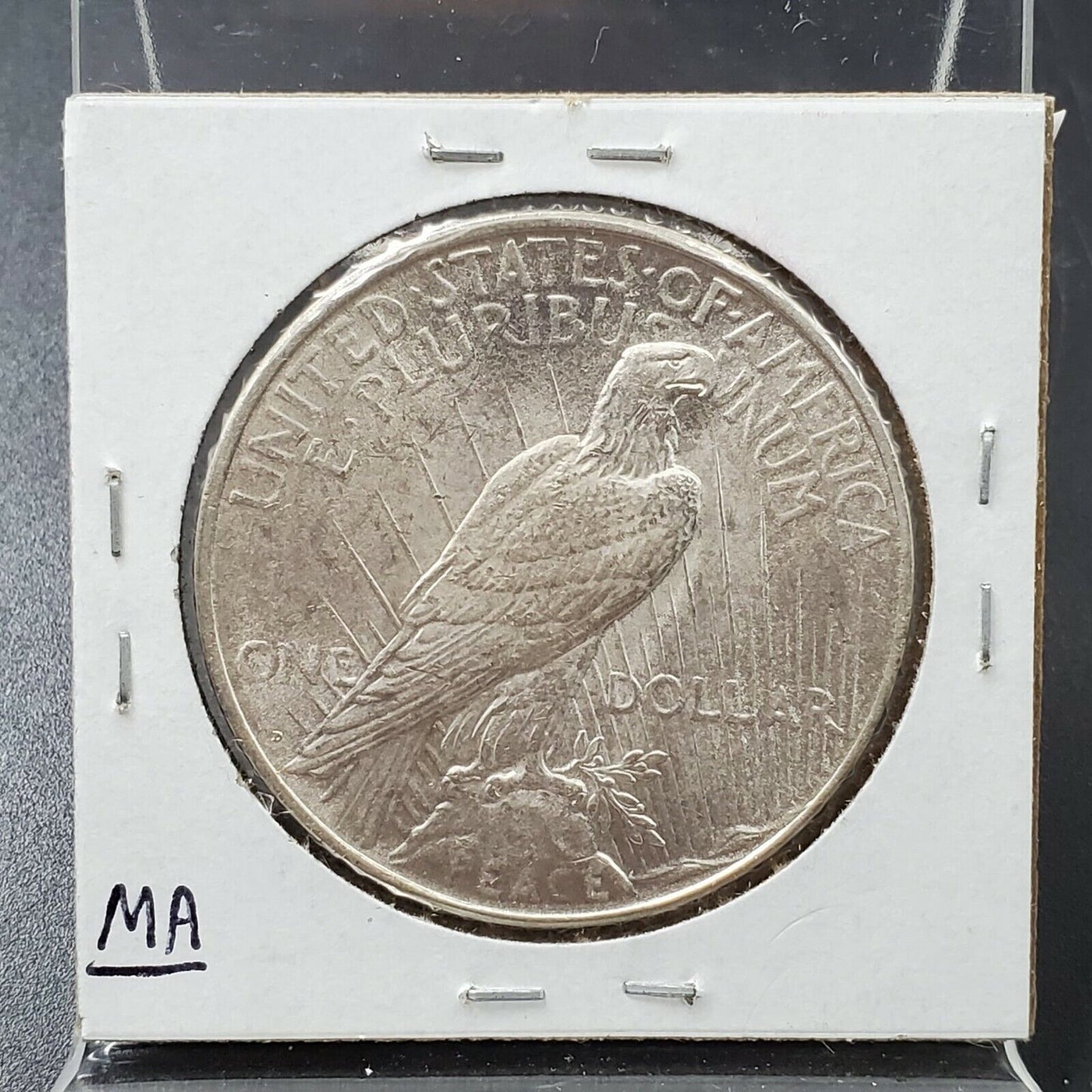 1923 D Peace 90% Silver Eagle Dollar Coin AVG BU UNC