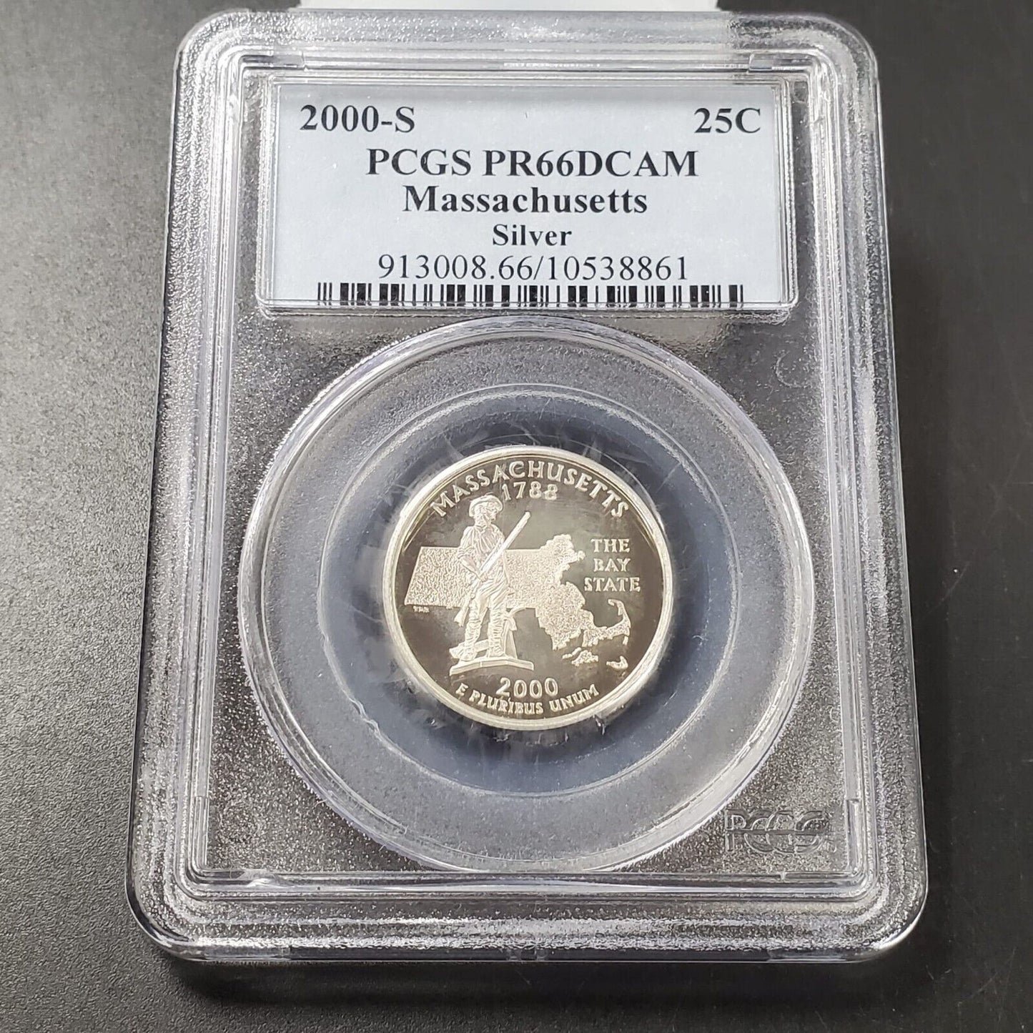 2000 S MASSACHUSETTS State Quarter Coin PCGS PR69 DCAM UCAM San Francisco Mint