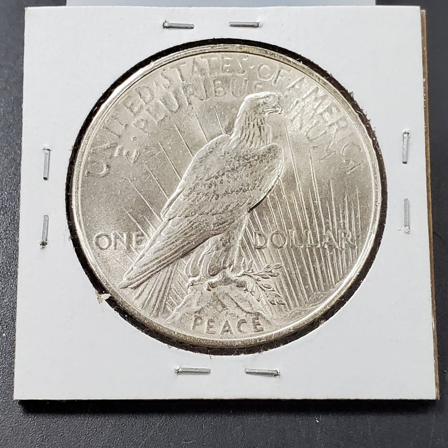 1923 P Peace 90% Silver Eagle Dollar Coin VAM-1A AU Details