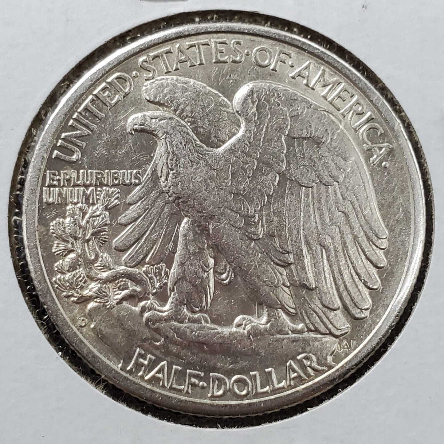 1942 D/D Walking Liberty Silver Eagle 90% Coin RPM-004 Variety Coin