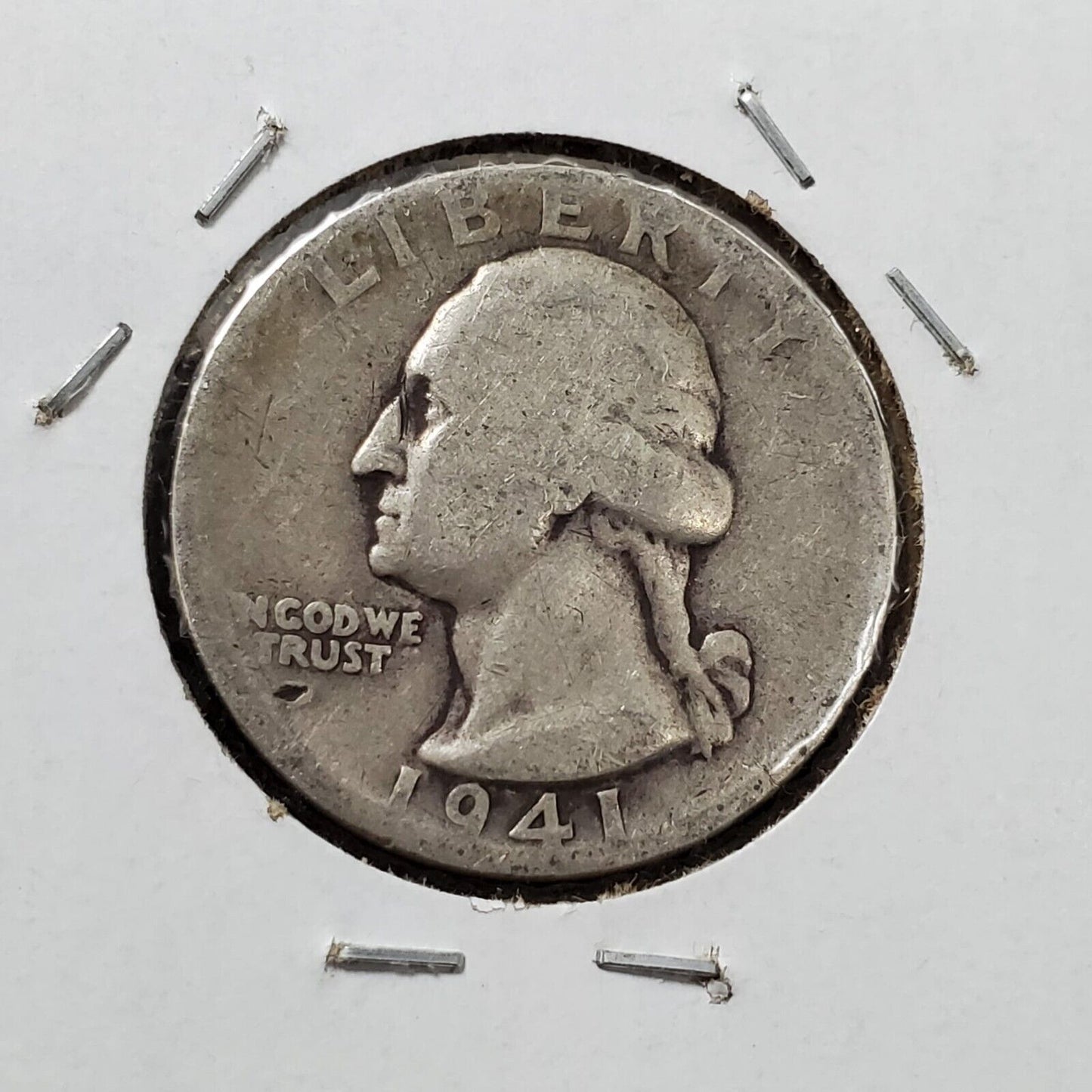 1941 S Washington Silver Quarter Coin Large "S" Variety Coin Bargain Robinsons