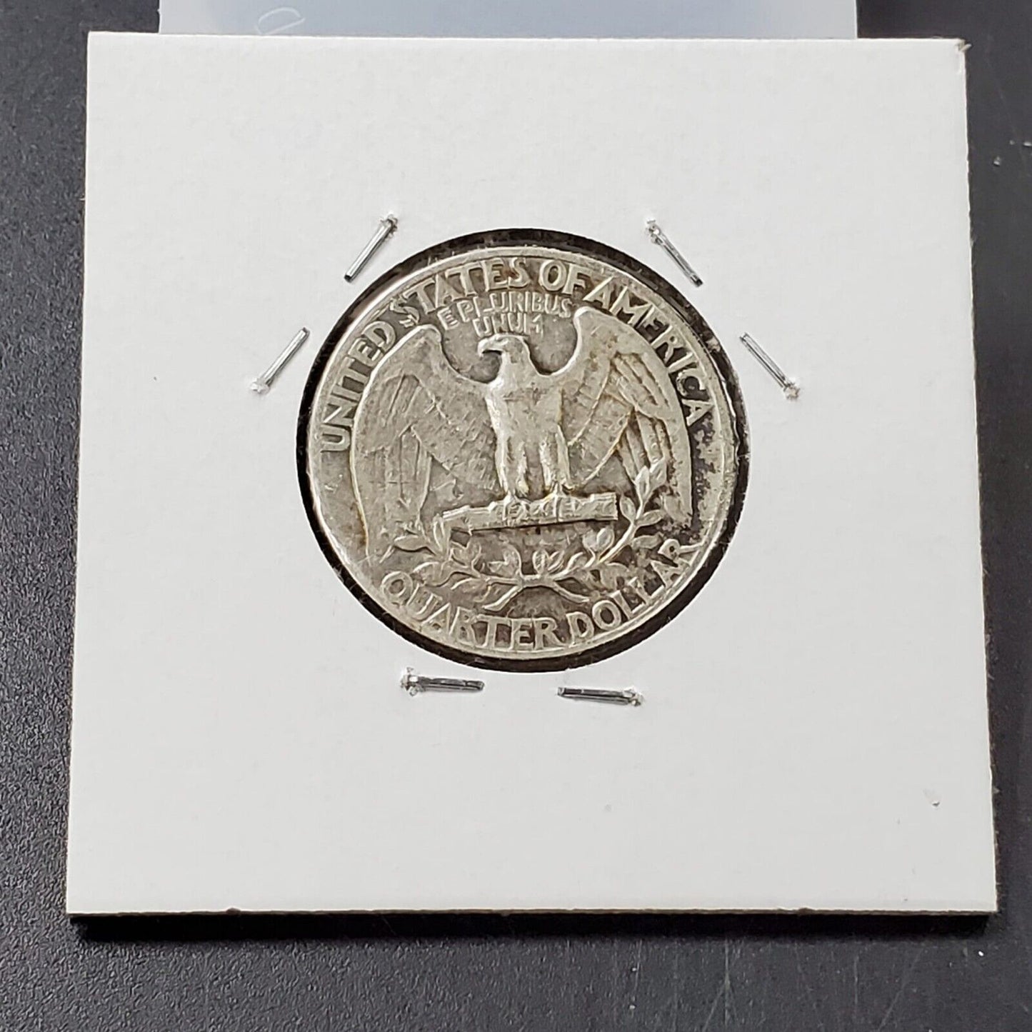 1944 P Washington Silver Quarter Coin Neat Toning Toner