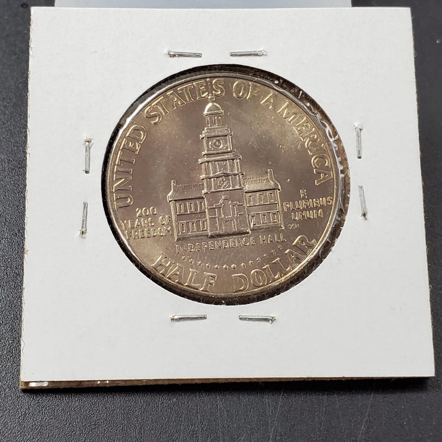 1976 P Kennedy Clad Half Dollar Coin CHOICE / GEM BU UNC Neat toning