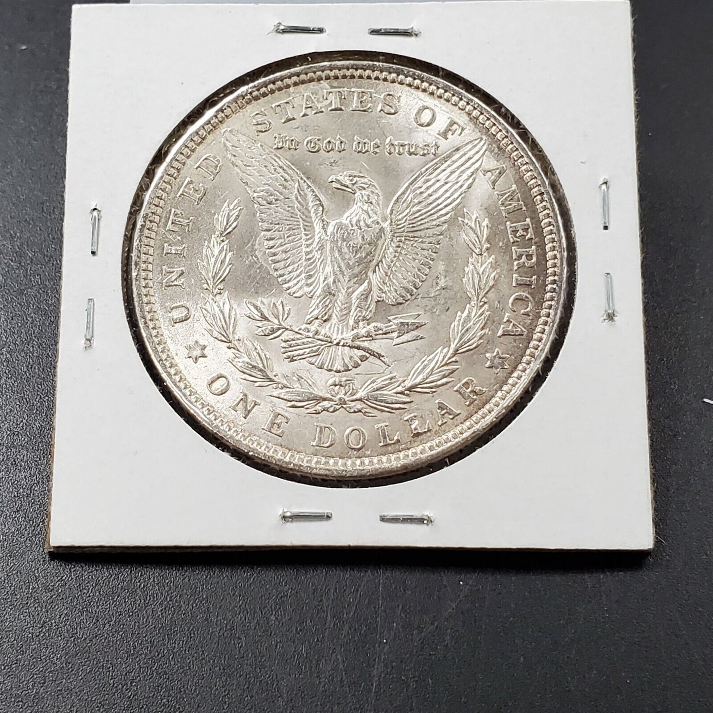 1921 P $1 Morgan Eagle Silver Dollar Coin UNC Planchet Flaw + Die Cracks Variety