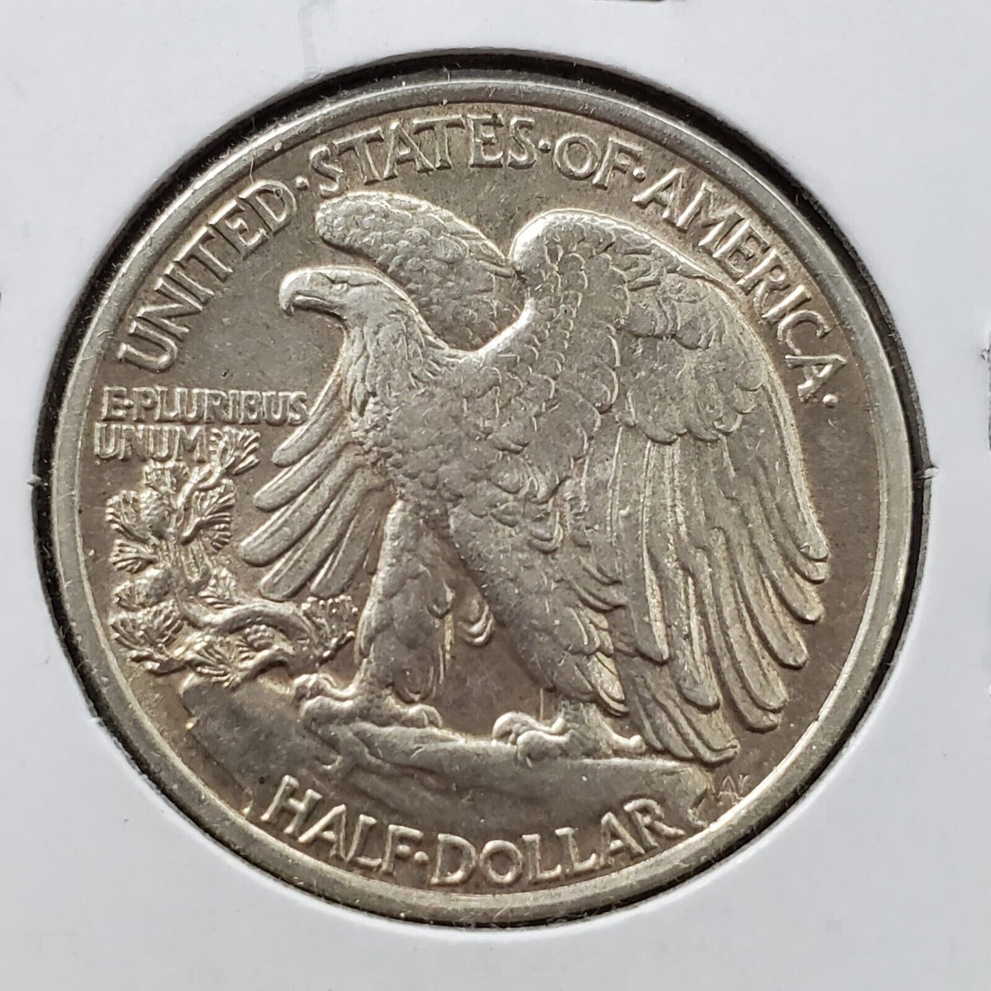 1943 P 50C Walking Liberty Silver Eagle Half Dollar Choice AU About UNC Nice