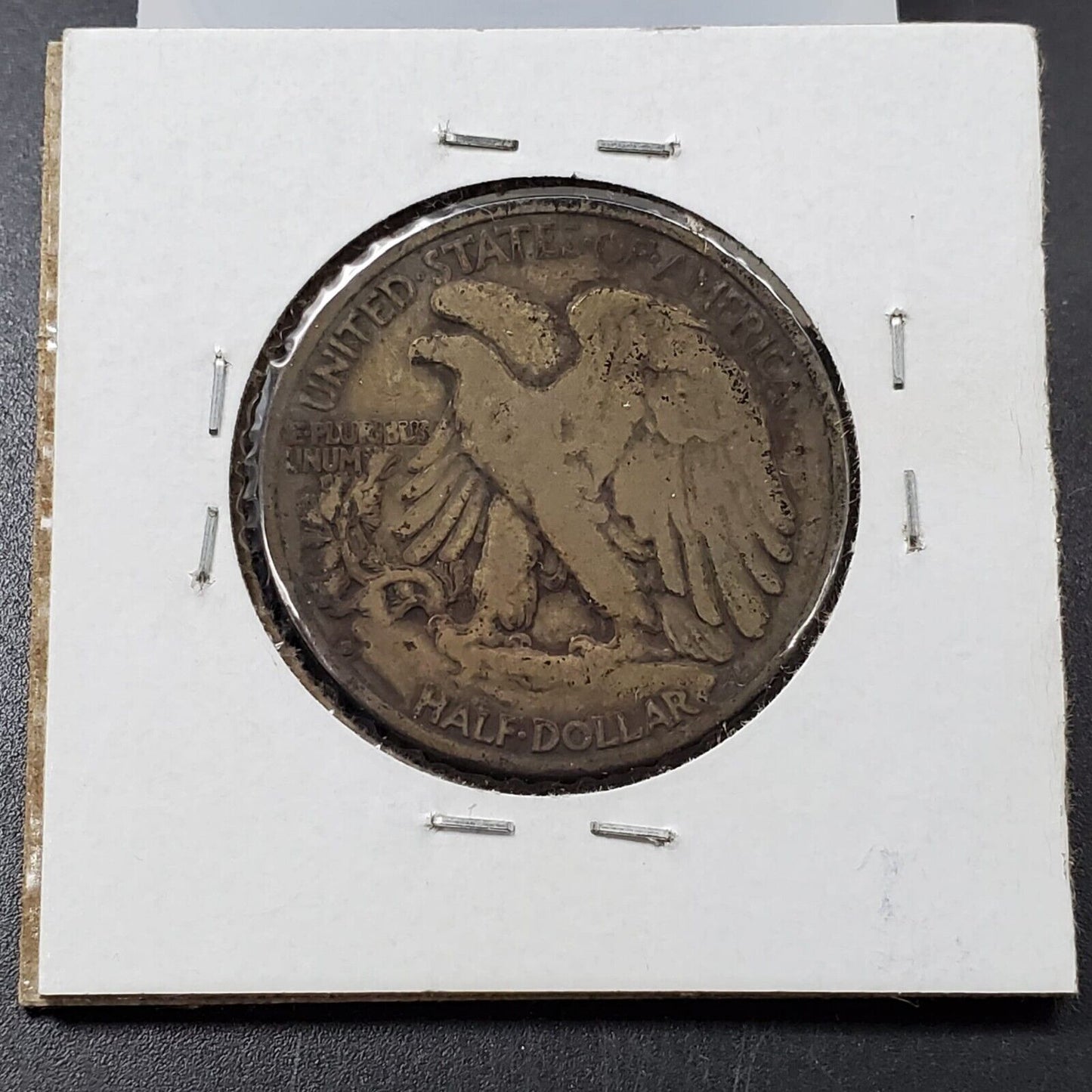 1935 S Walking Liberty Silver Half Dollar Coin Choice VG Very Good / Fine Toner