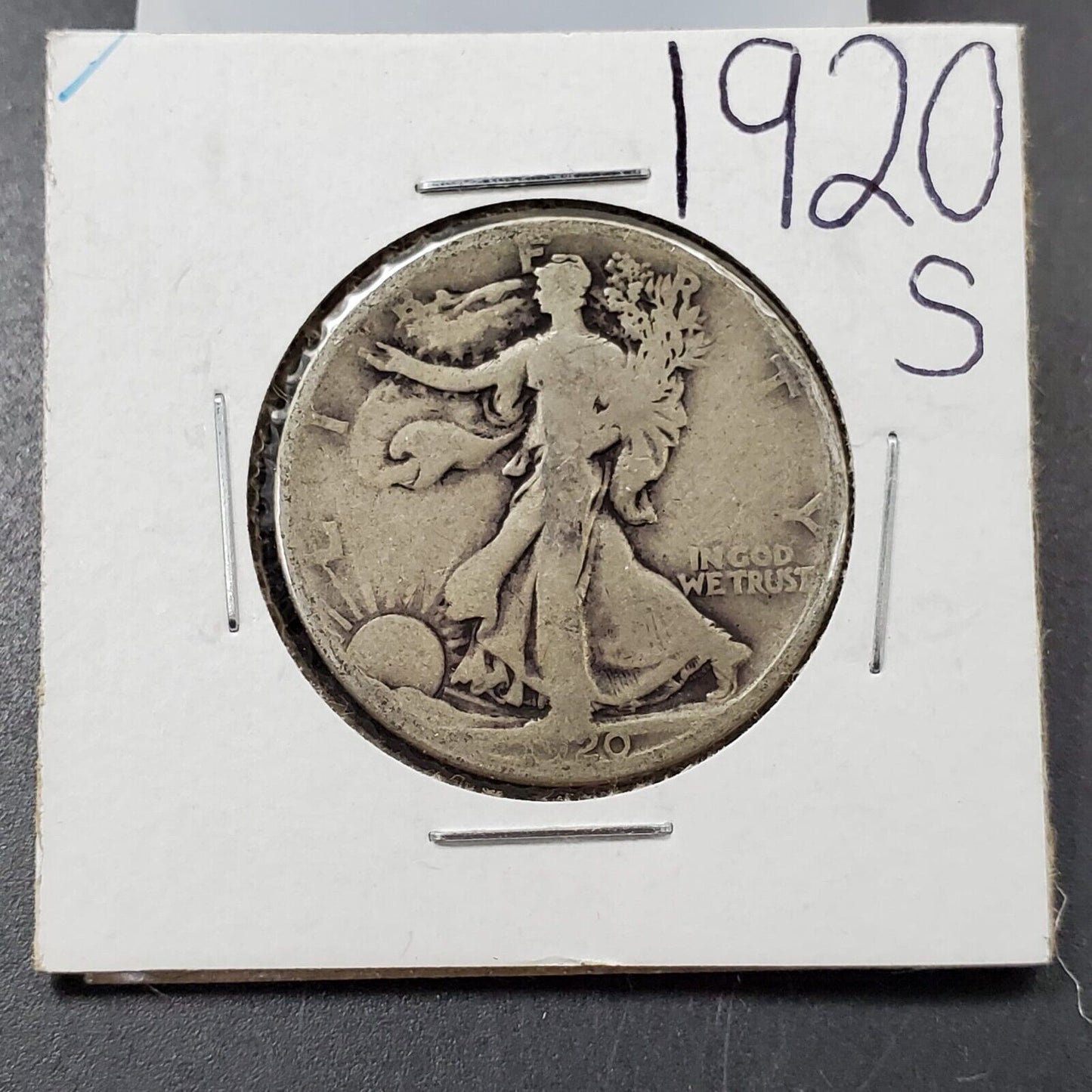 1920 S Walking Liberty Half Dollar Silver Eagle Coin AG About Good