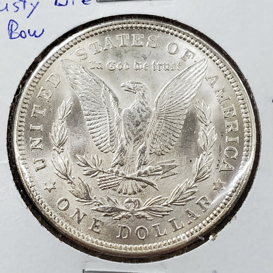 1921 P $1 Morgan Silver Dollar Coin Choice BU Rusty Die Reverse VAM Variety