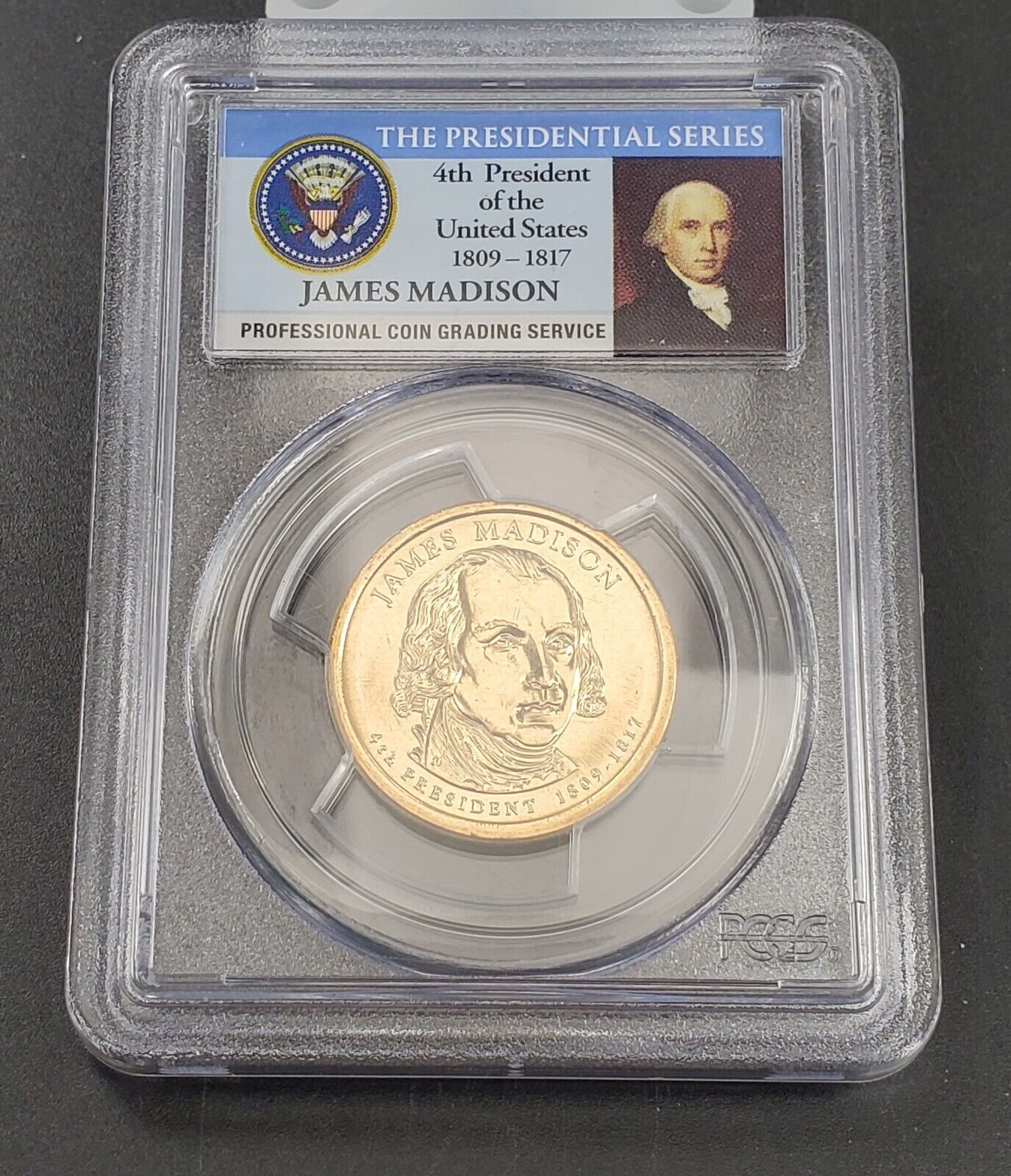 2007 P James Madison Presidential PCGS FDOI BU First Day of issue A Position