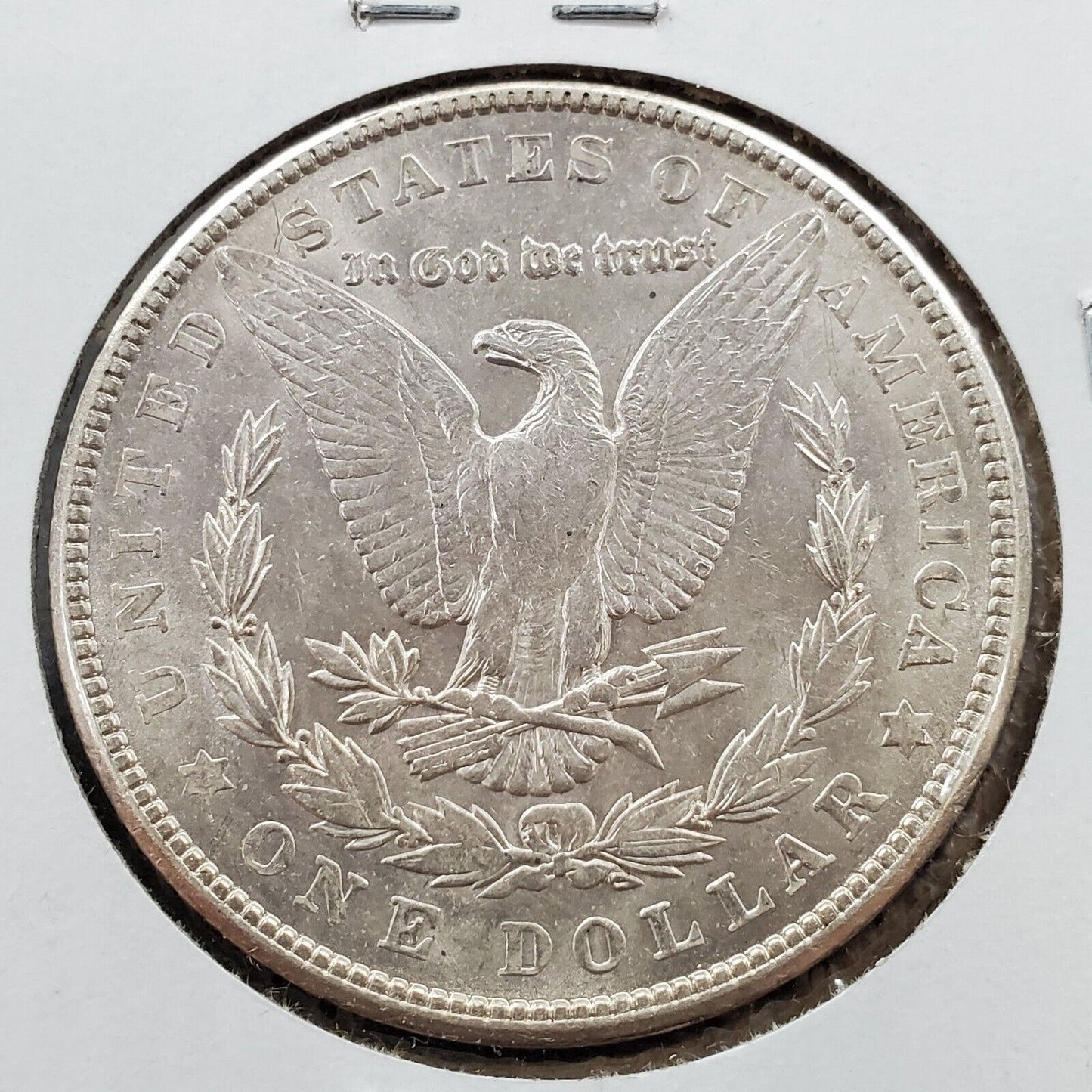 1900 P $1 Morgan Silver Dollar Coin Vam-11 Double Wing Die Reverse AVG UNC