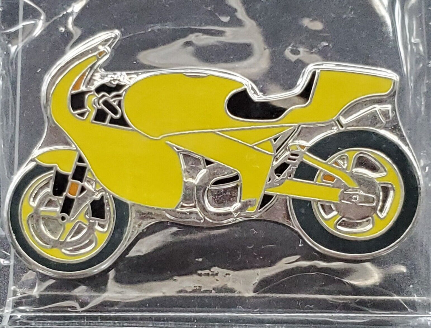 $1 Dollar SOMALI REPUBLIC MOTORCYCLE Shaped Coin - 2007 - Yellow Version Unc