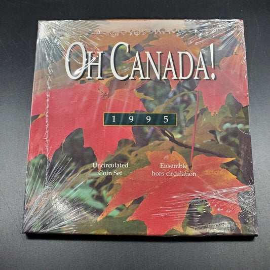 1995 Sealed "Oh Canada" 6-Coin Uncirculated Mint BU UNC Set  Sealed