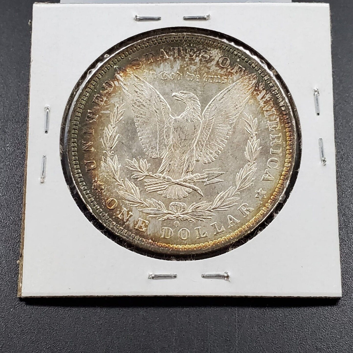 1883 O $1 Morgan Eagle Silver Dollar Coin BU UNC Neat Toning Original