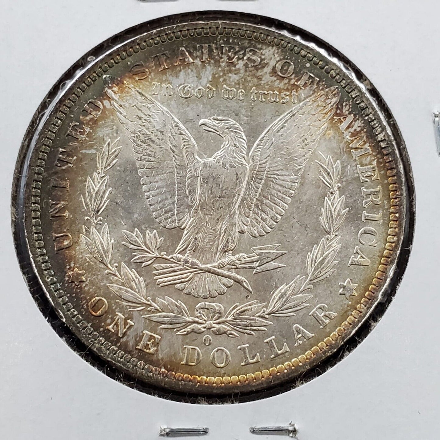 1883 O $1 Morgan Eagle Silver Dollar Coin BU UNC Neat Toning Original