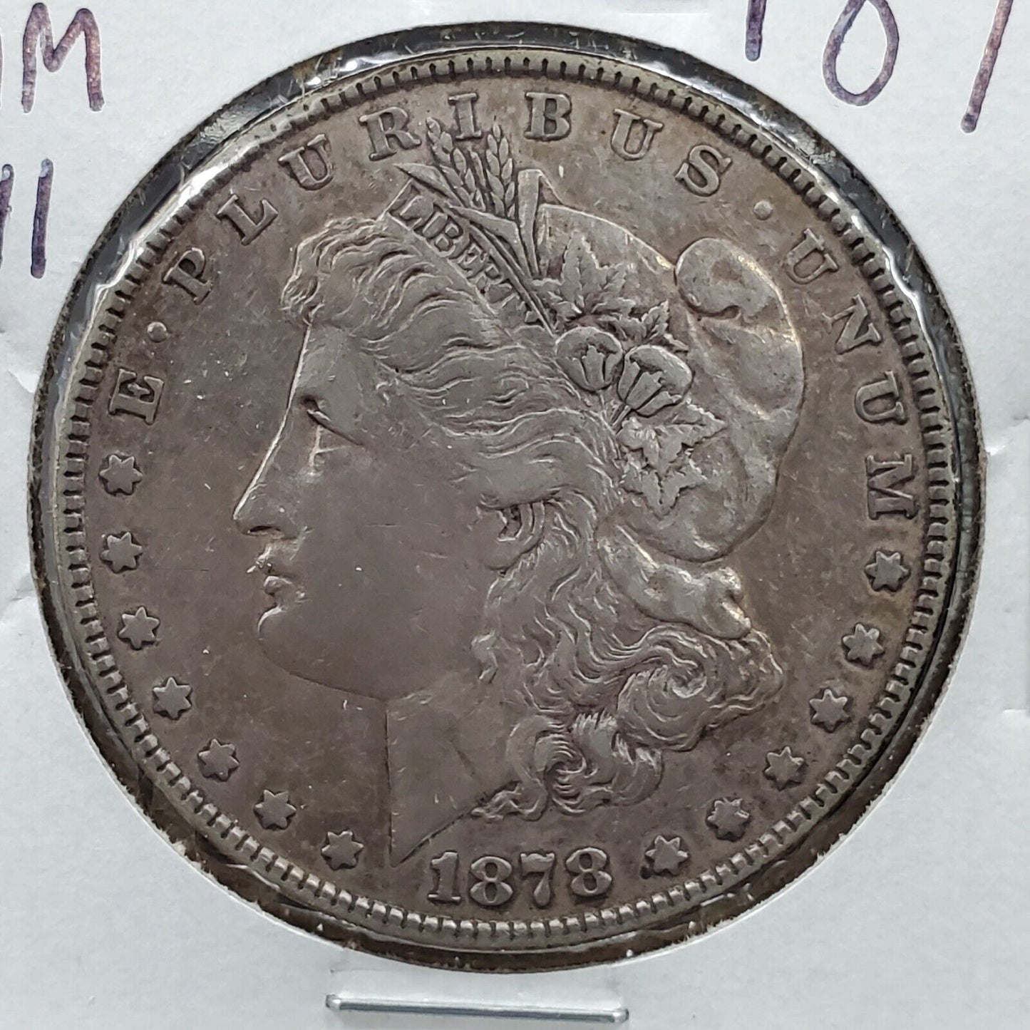 1878 P 7TF REV 78 Morgan Silver Eagle Dollar Coin VAM-141 Choice EF XF Extra Fin