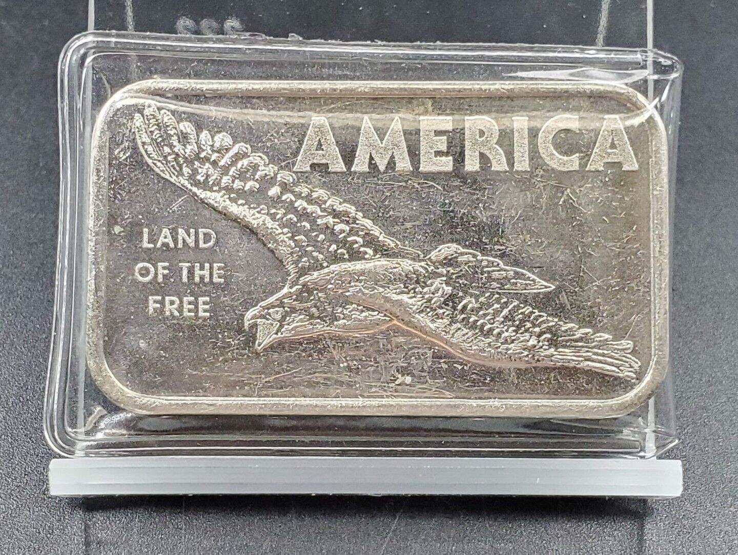 AMERICA LAND OF THE FREE SILVER 1 OZ BAR 999 AMERICAN ARGENT MINT CH UNC