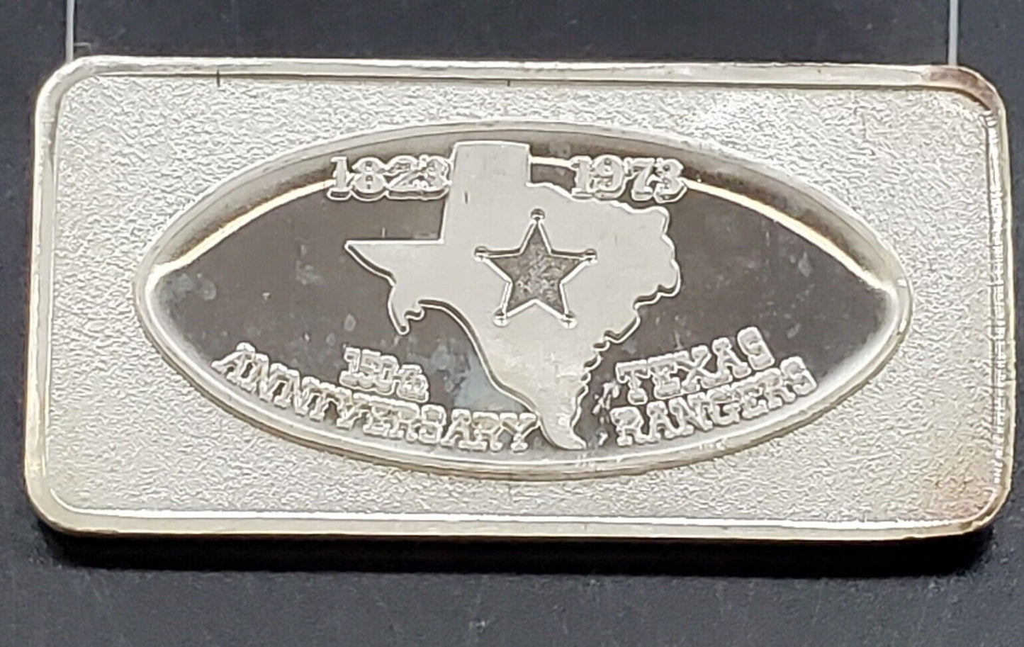 Texas Rangers 1 Oz Vintage Silver Art Bar 999 Great Lakes Mint CH UNC