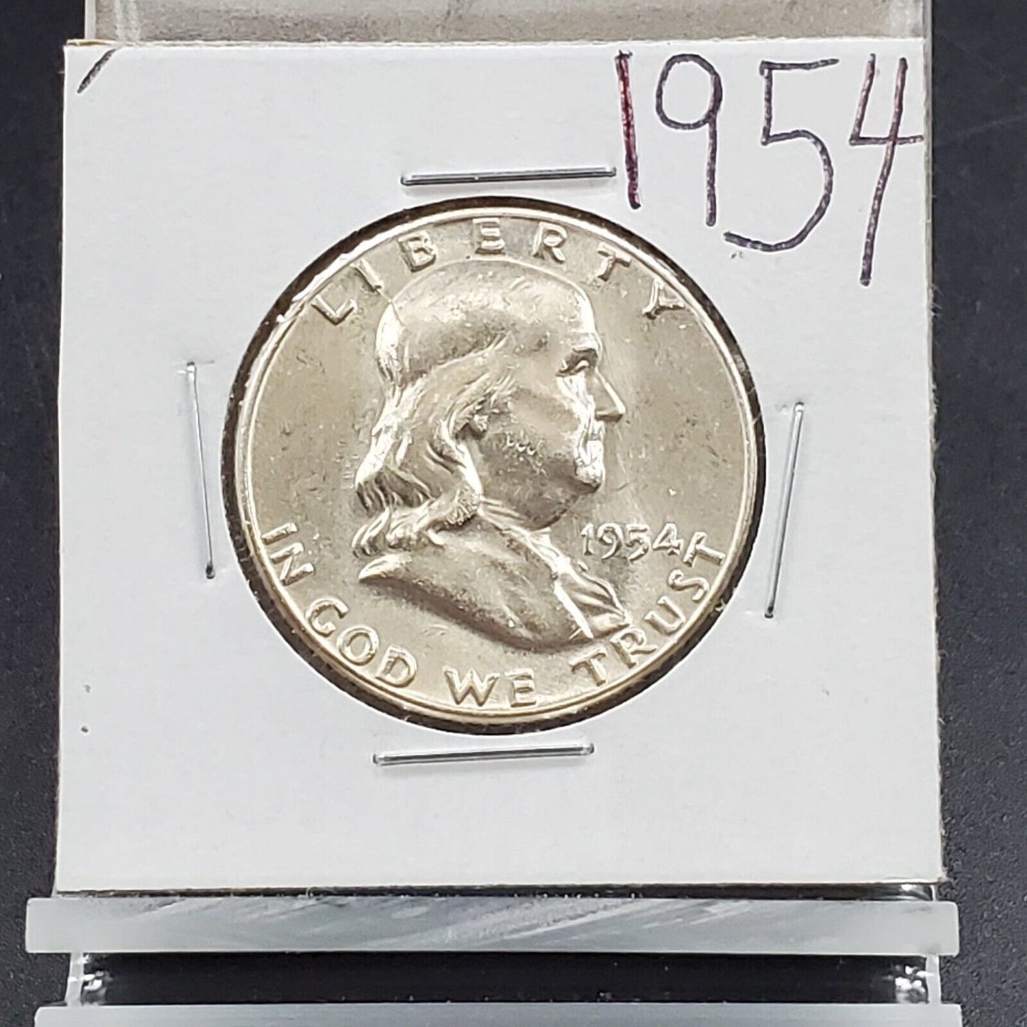 1954 P Franklin Silver 90% Half Dollar Coin Choice BU Uncirculated New Condition