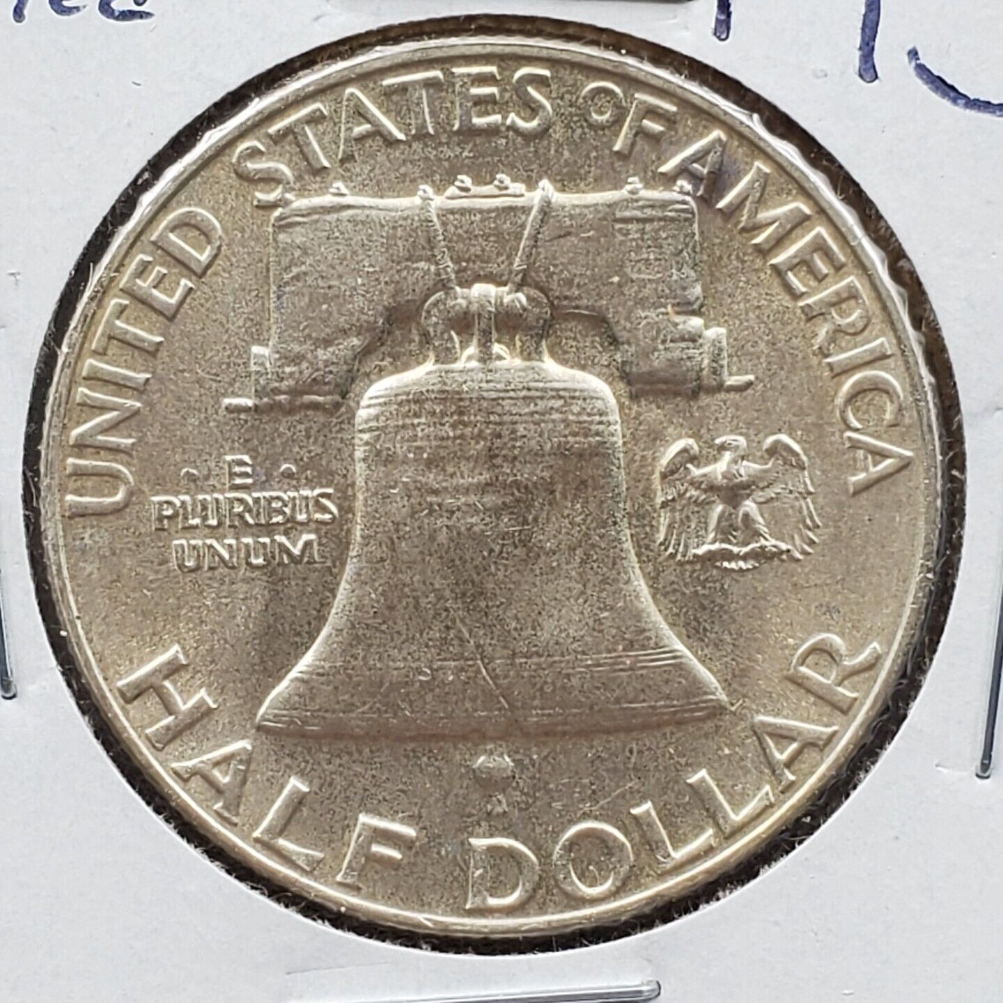 1959 P Franklin Silver Half Dollar BU FS-801 Variety Doubled Die Reverse
