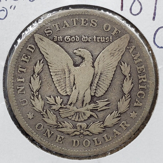 1899 O Micro o Vam Morgan Silver Eagle Dollar Coin GOOD / VG VERY GOOD