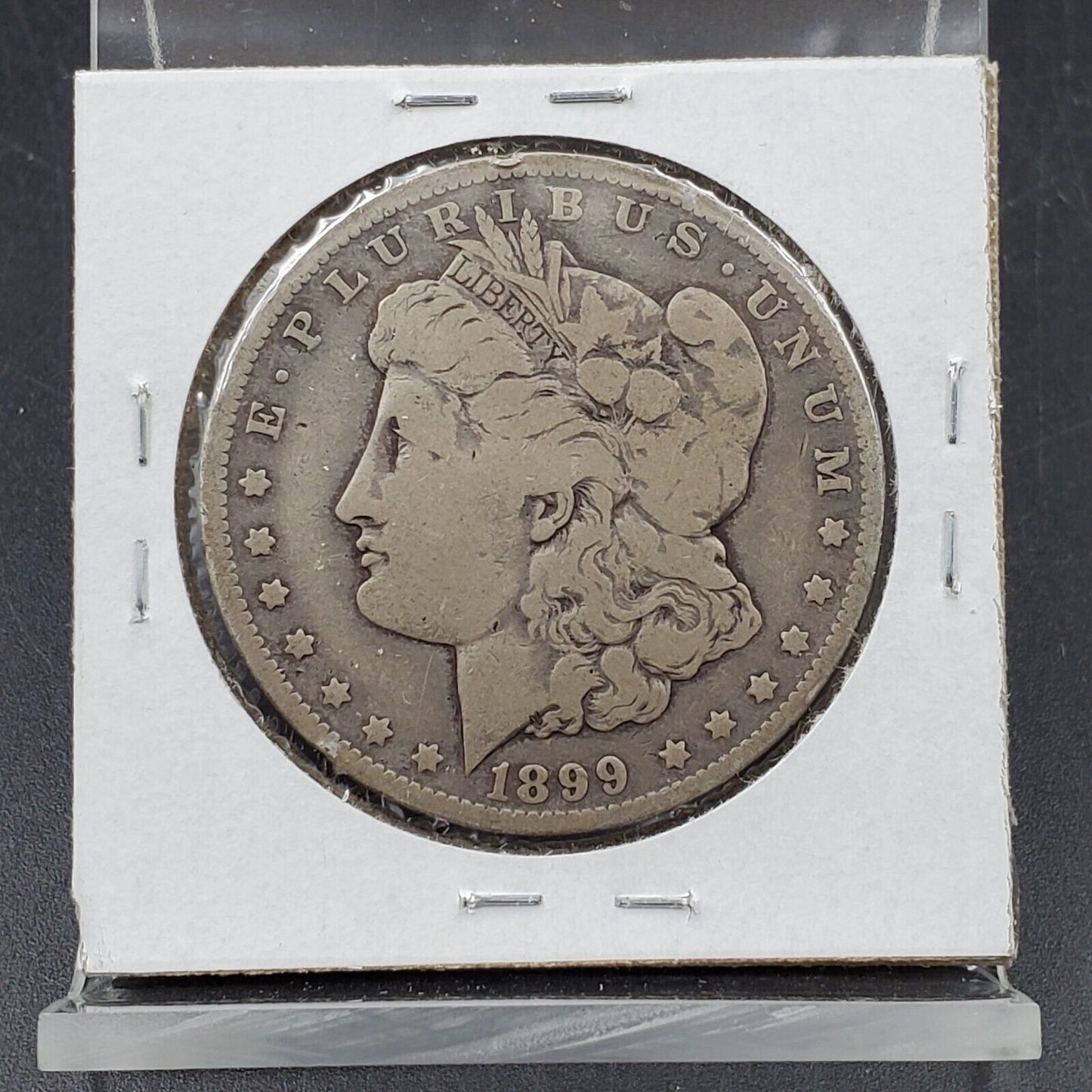 1899 O Micro o Van Morgan Silver Eagle Dollar Coin GOOD / VG VERY GOOD