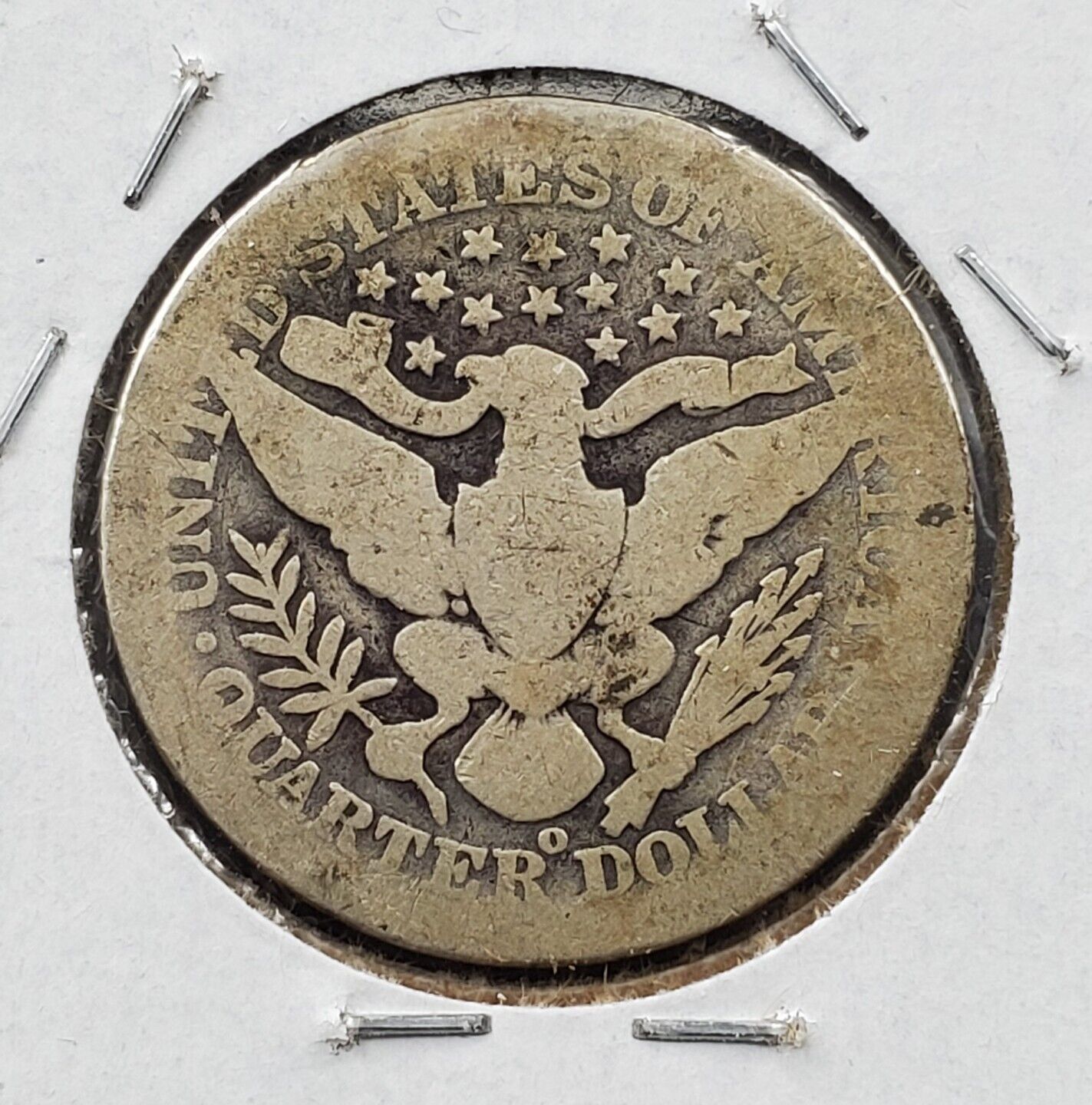 1899 O 25C Barber Silver Quarter Coin Coin AG About Good Circ