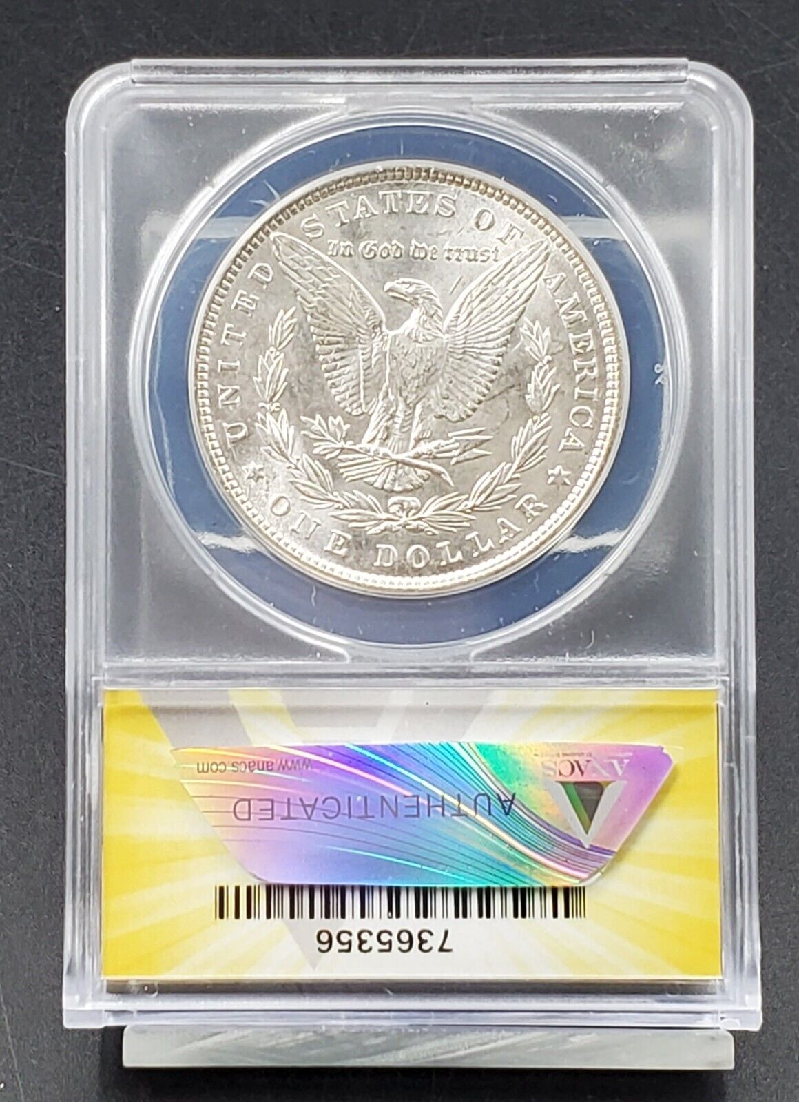 1887 P Morgan Silver Dollar Variety Coin ANACS MS64 VAM-12A DDO ALLIGATOR EYE #2