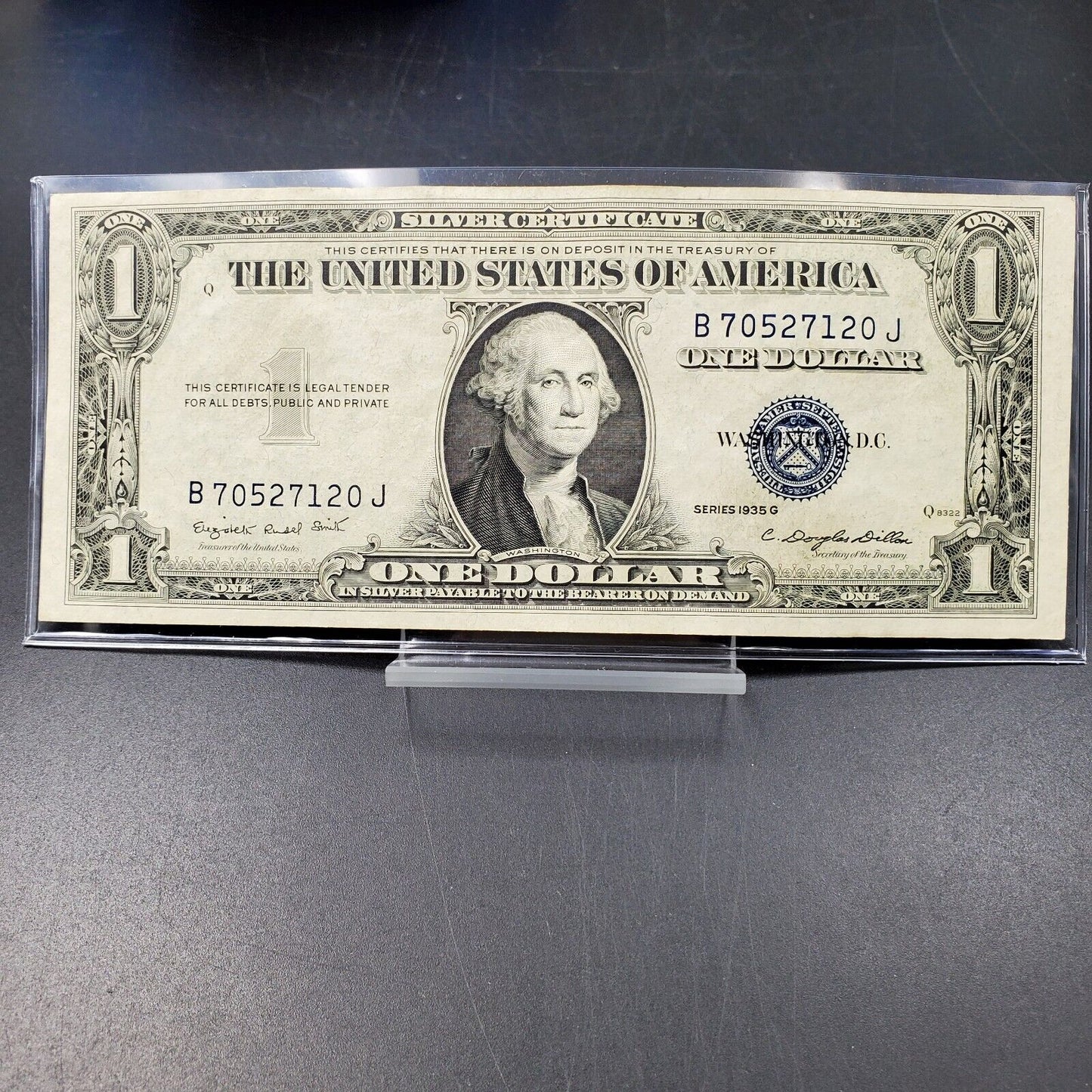 1935 G $1 Silver Certificate US Note Bill Choice AU No Motto Variety