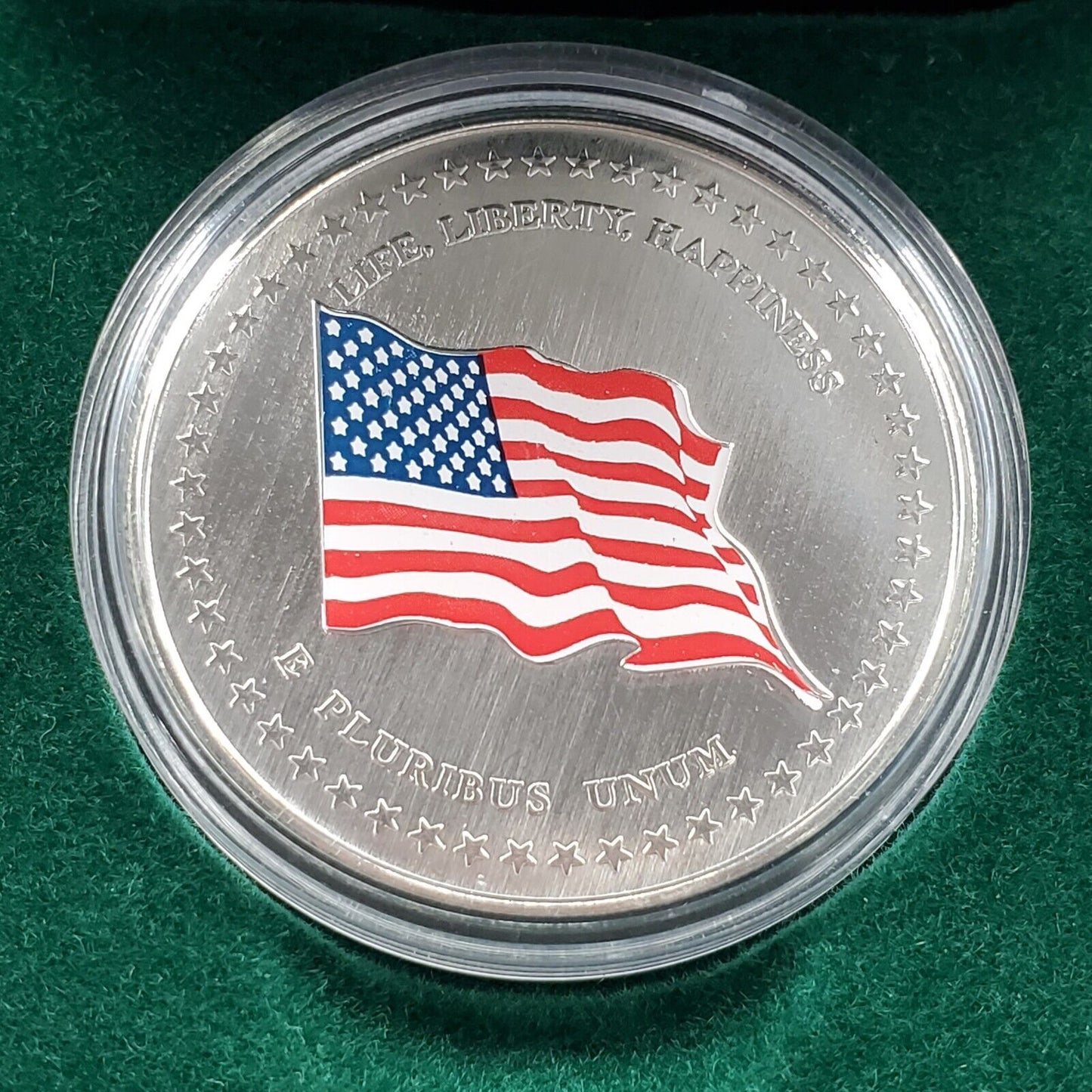 2001 United States Celebrates 225 Years Sterling Silver Medallion Canadian Mint
