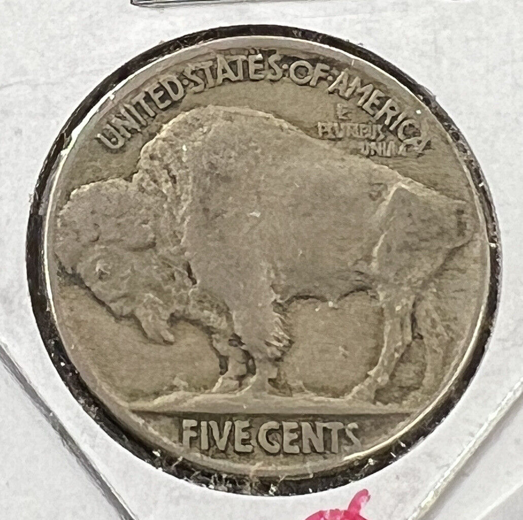 1920 Buffalo Indian Head Nickel Coin VG Very Good circ