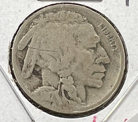1917 D Buffalo Indian Head Nickel Coin Choice AG About good