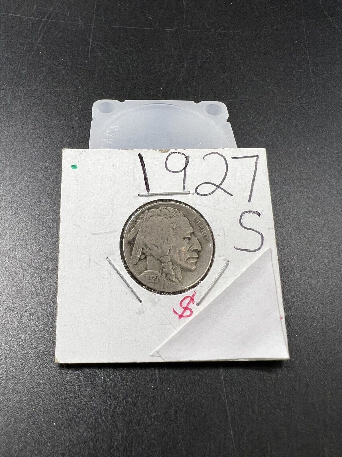 1927 S 5c Buffalo Indian Head Nickel Coin Choice VG Very Good / Fine