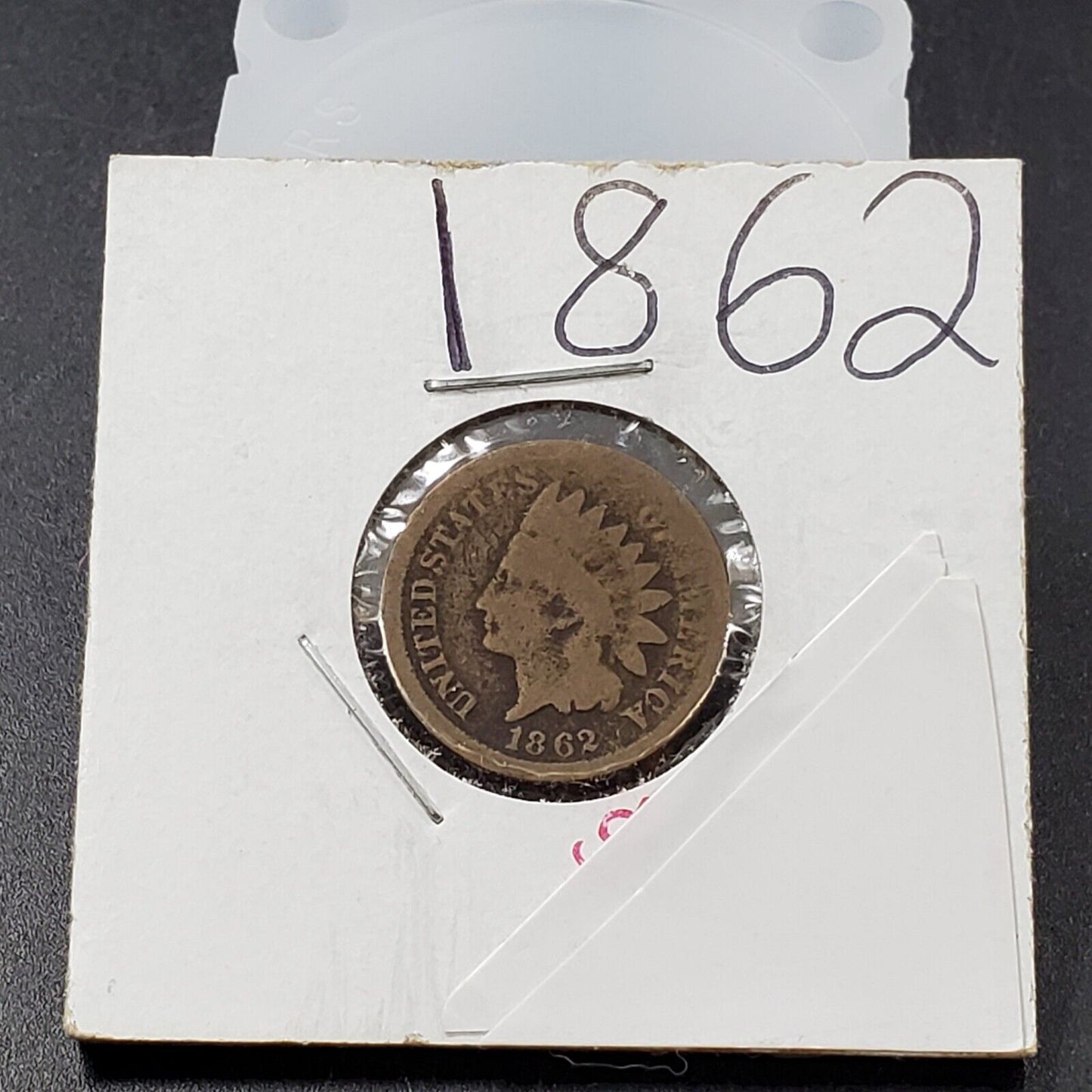 1862 Indian Head Liberty Wheat Cent Penny Coin AG About Good