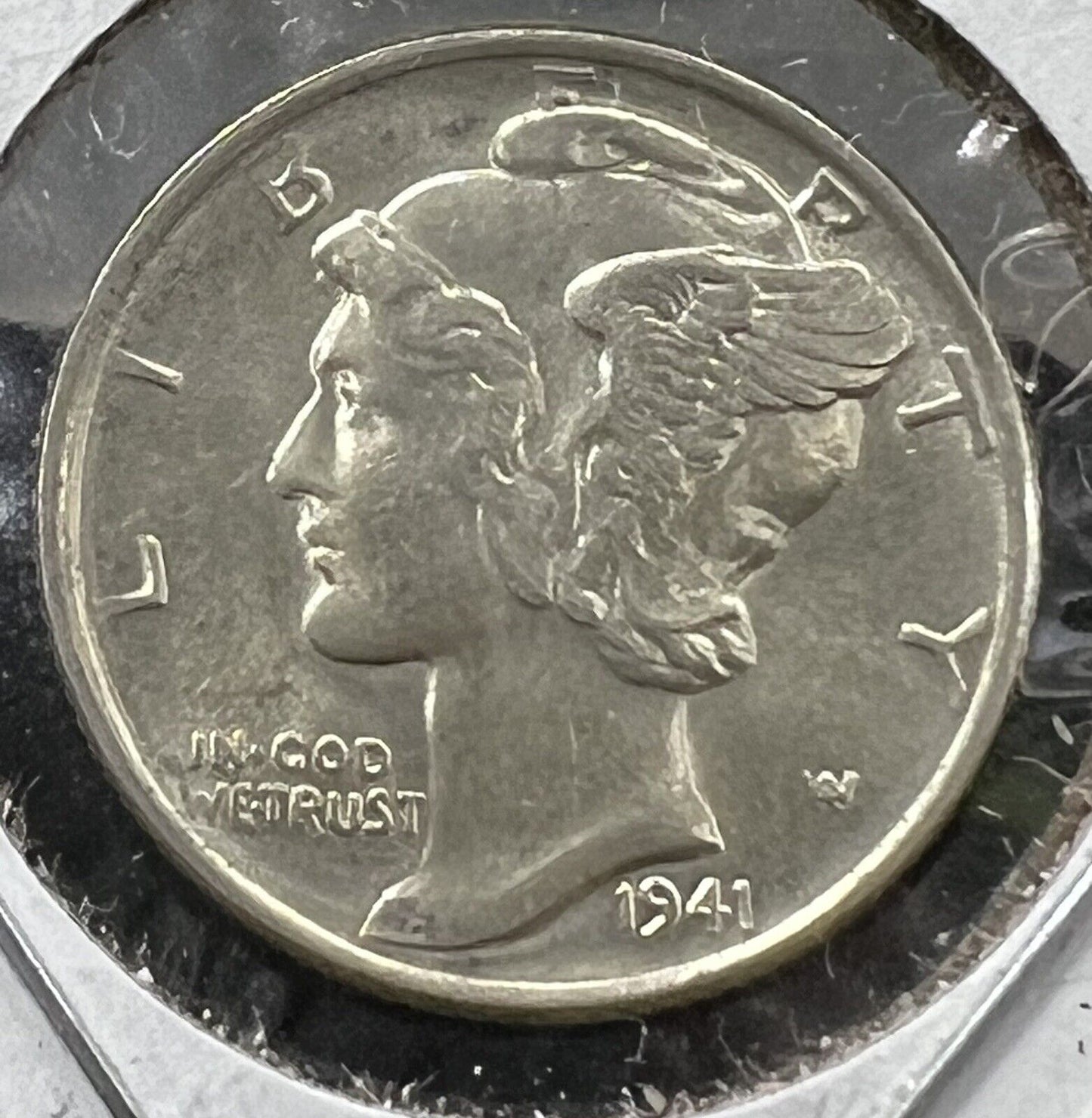 1941 P Mercury Silver Dime Coin UNC Uncirculated